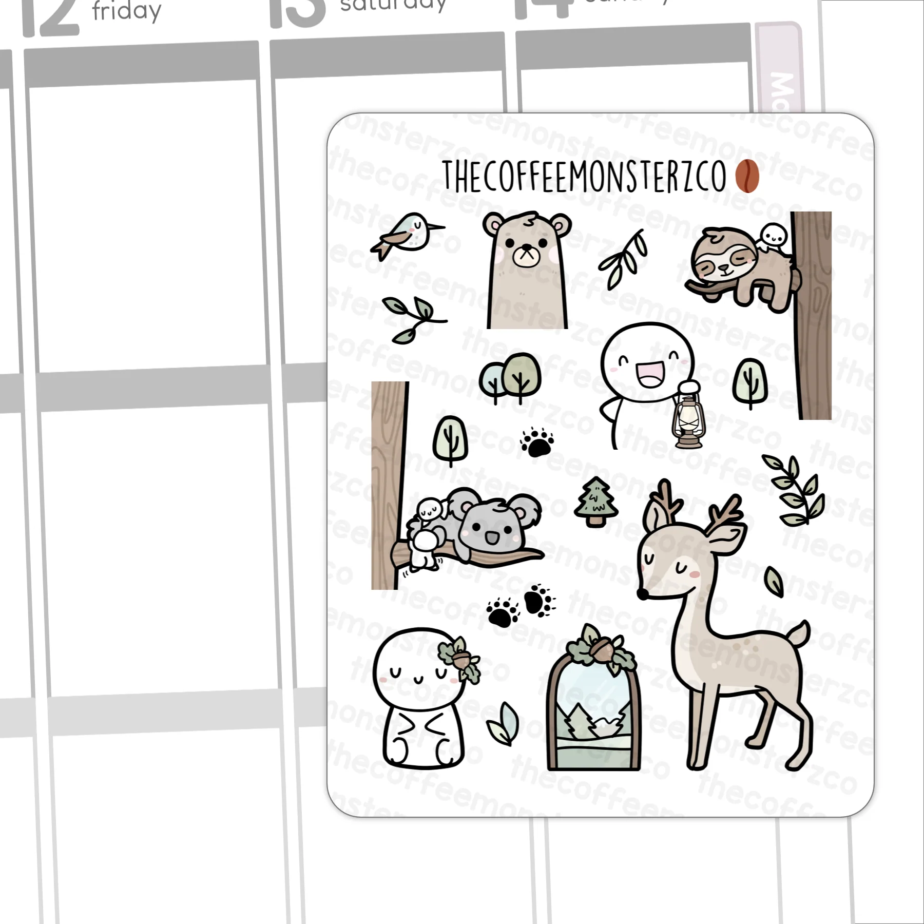 Large Out of the Woods Doodles - Image 2