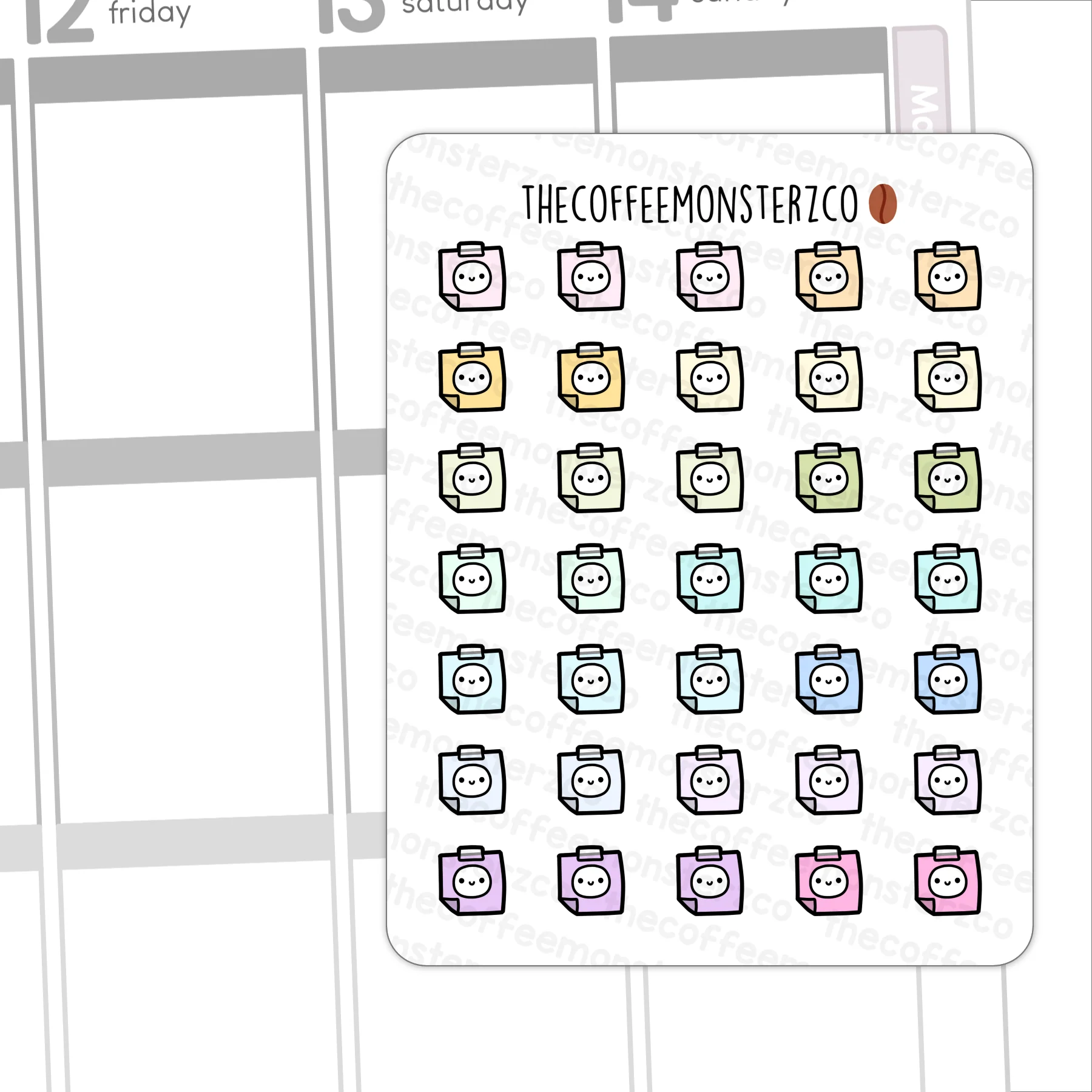 Tiny Emoti Sticky Notes - Image 2