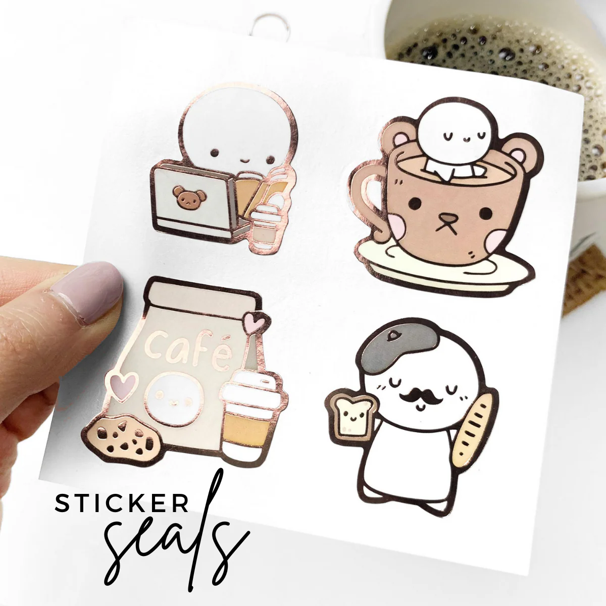 Cozy Cafe - Sticker Seals - Image 2