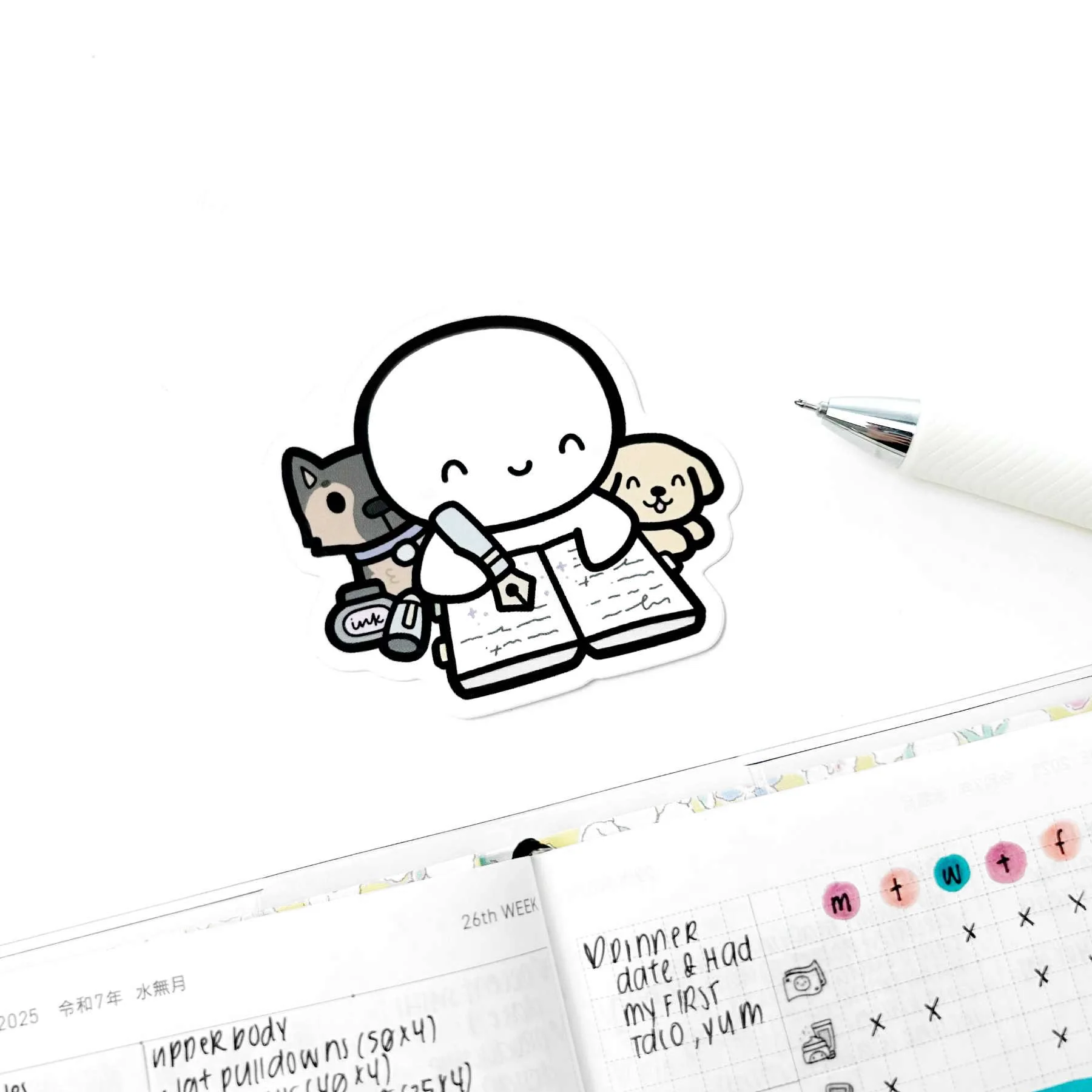 Dogs & Planning - Vinyl Sticker