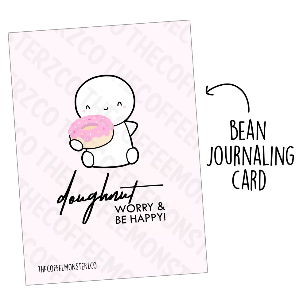 Doughnut Worry - Card Print - Image 2