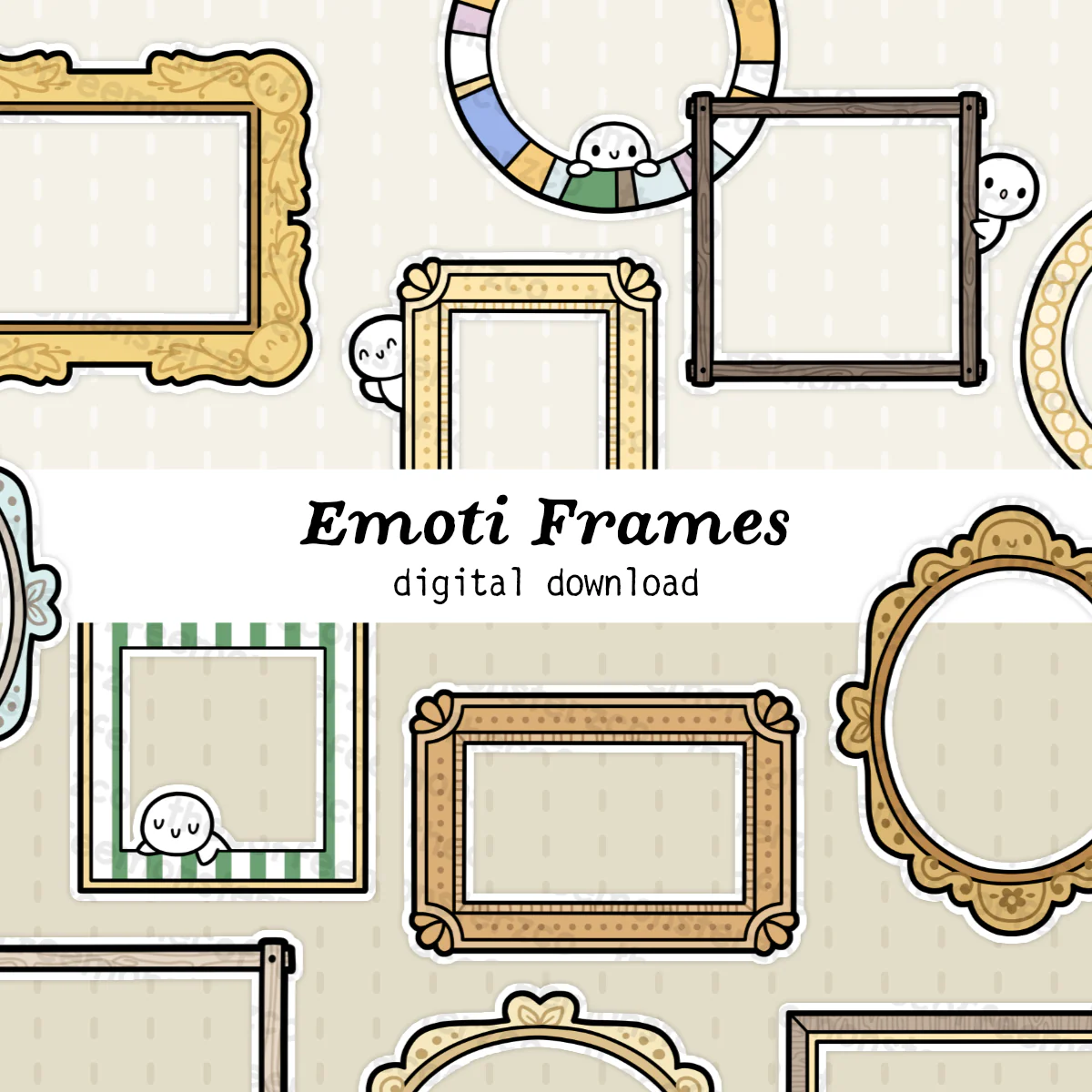 Emoti Frames (Digital File)