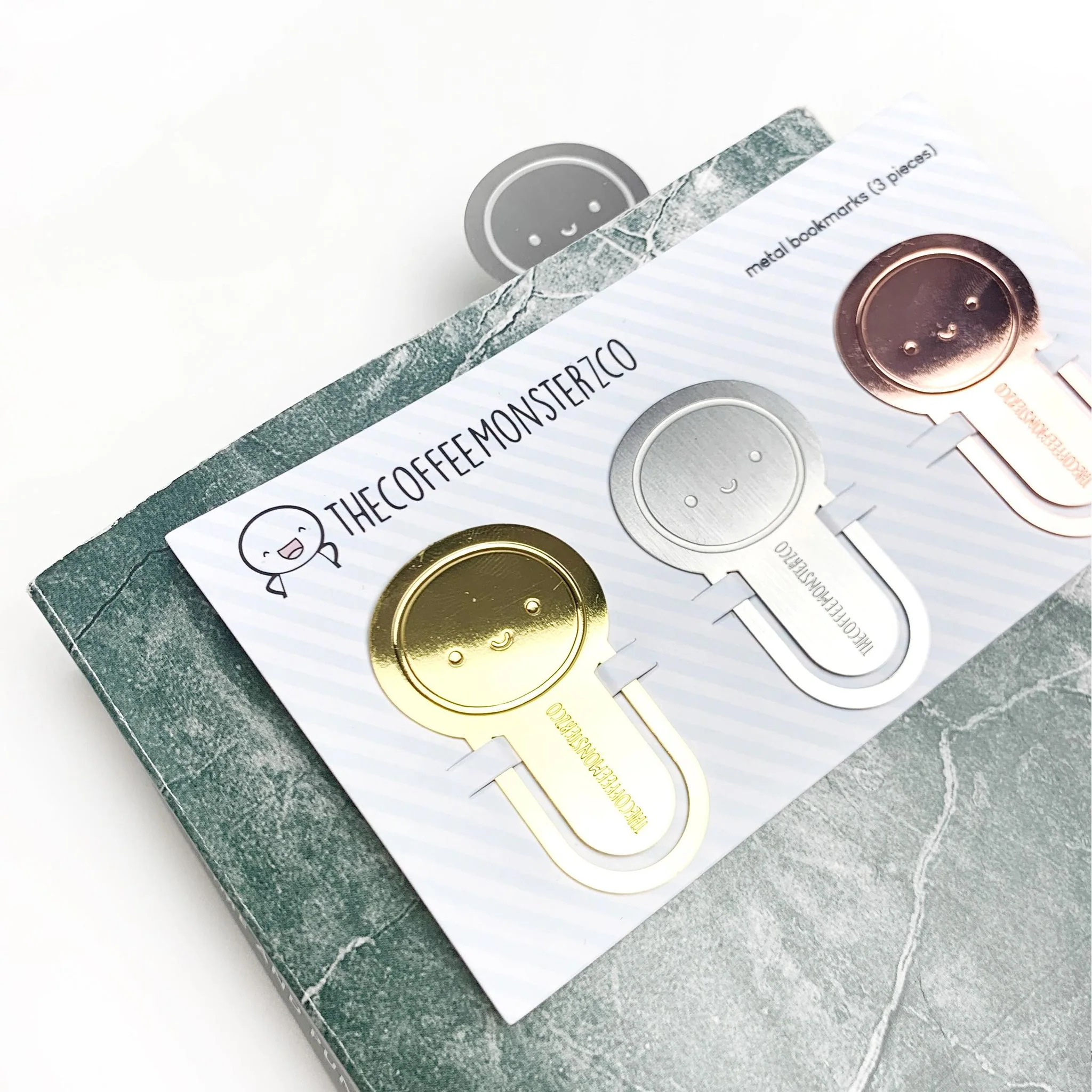 Misfit Emoti Metal Bookmark Trio (FINAL STOCK 2 per customer) - Image 2