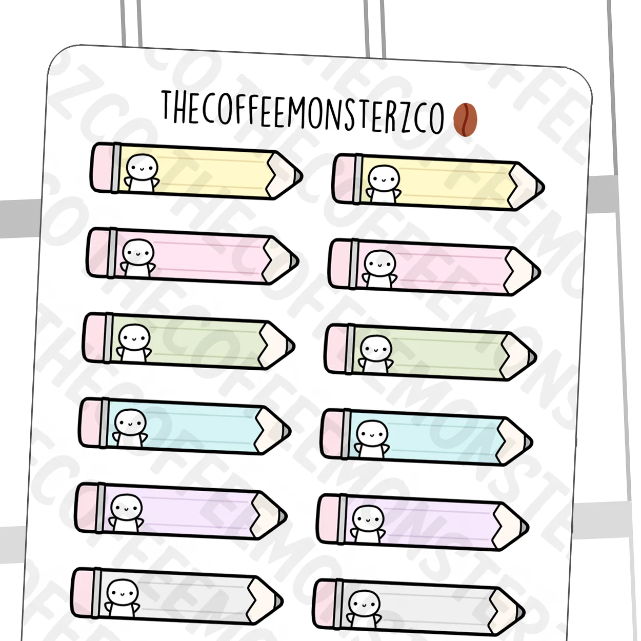 Emoti Pencil Labels