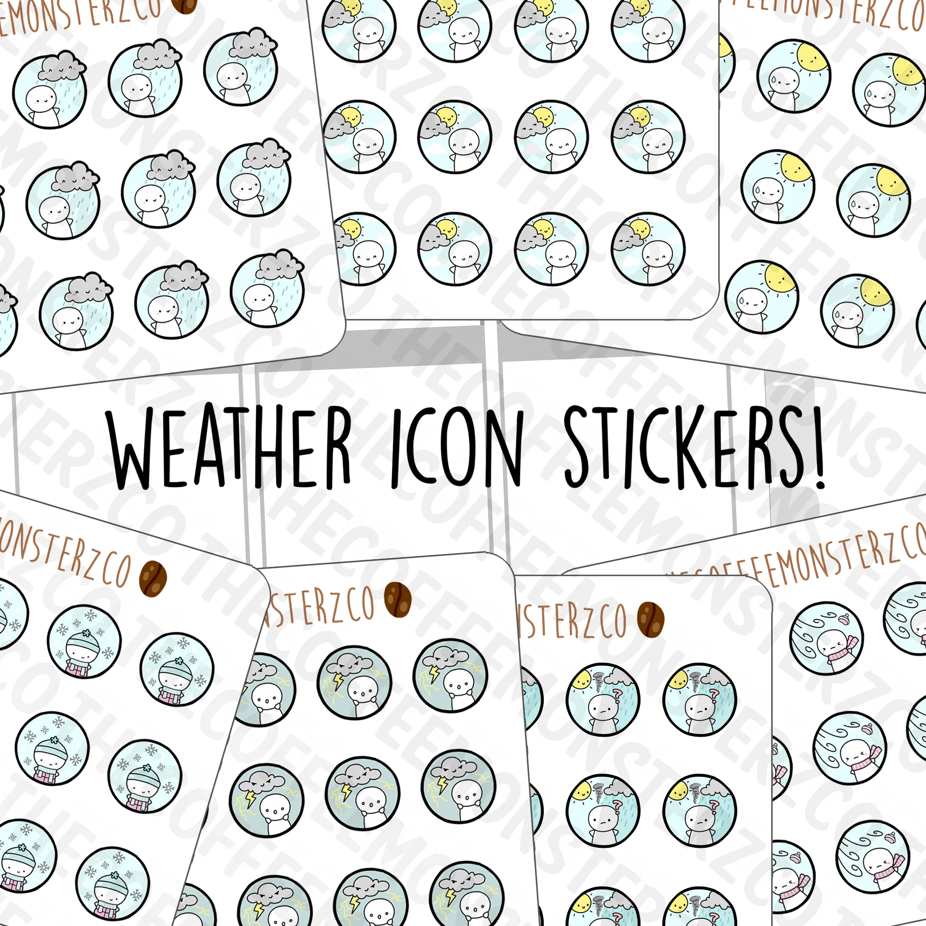 Emoti Weather Icons (Full Sheets) - Image 16