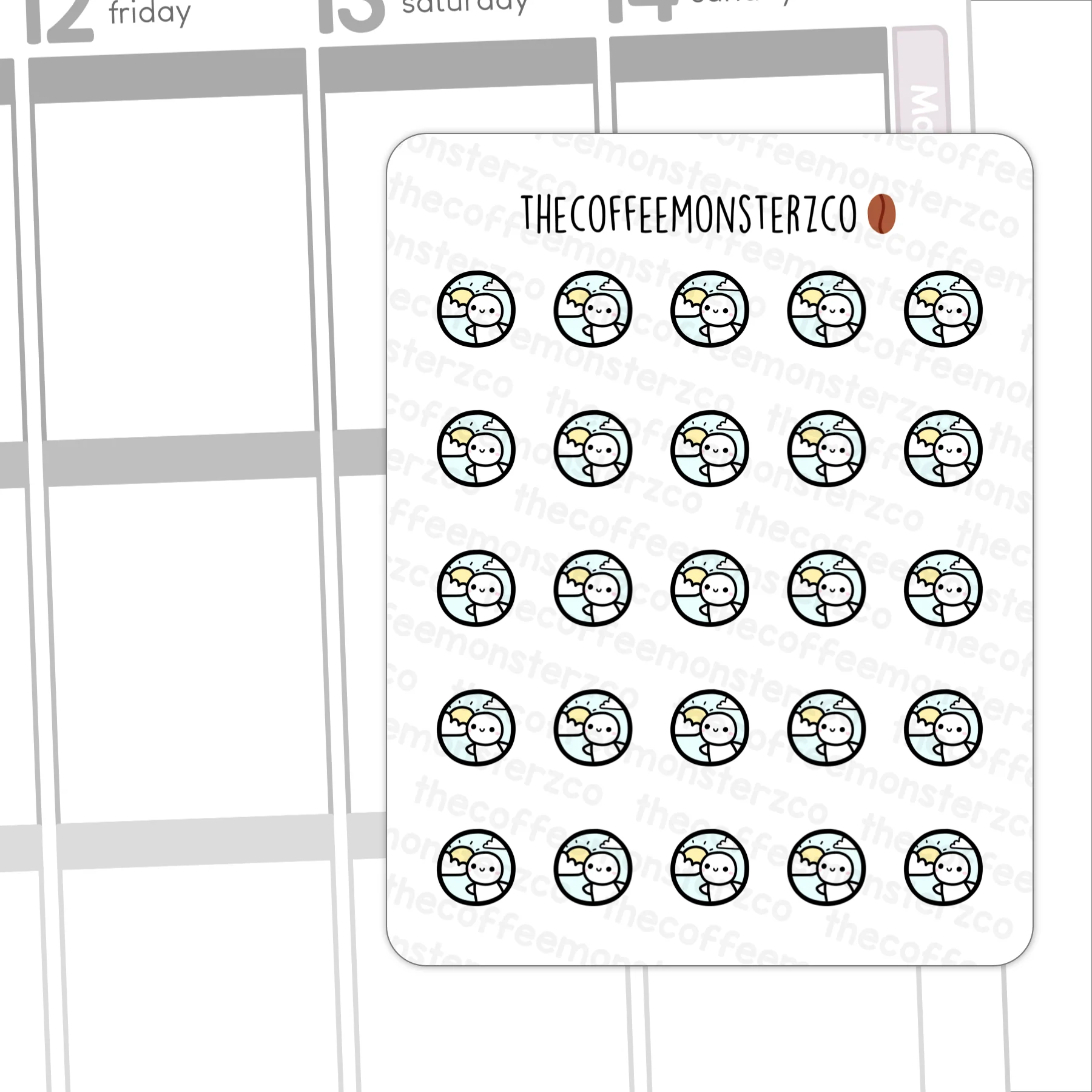 Emoti Weather Icons (Full Sheets) - Image 3