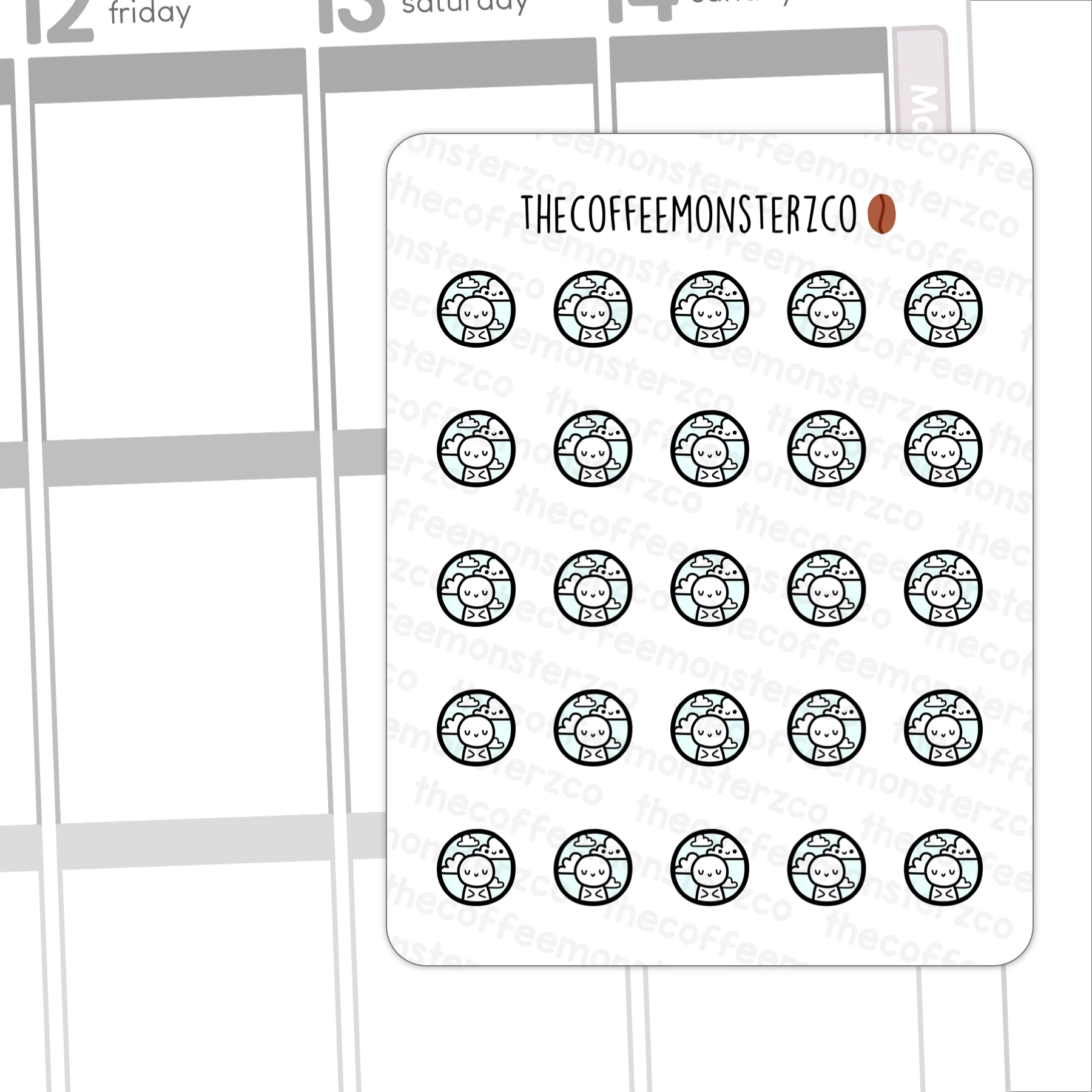 Emoti Weather Icons (Full Sheets) - Image 4