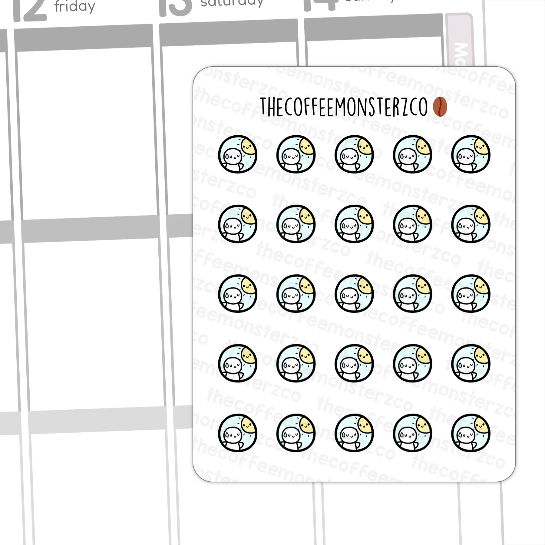 Emoti Weather Icons (Full Sheets) - Image 5