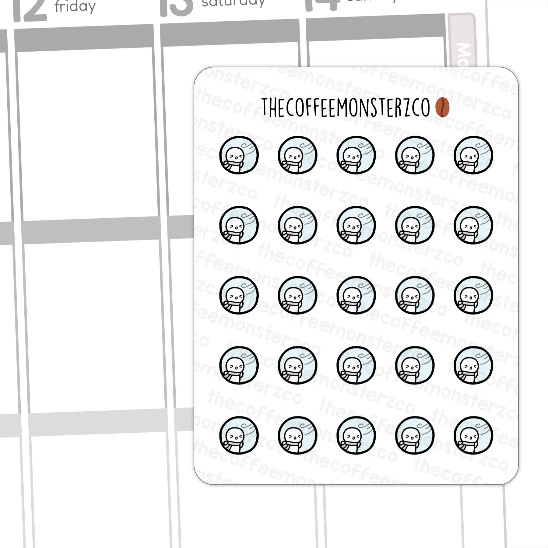 Emoti Weather Icons (Full Sheets) - Image 6