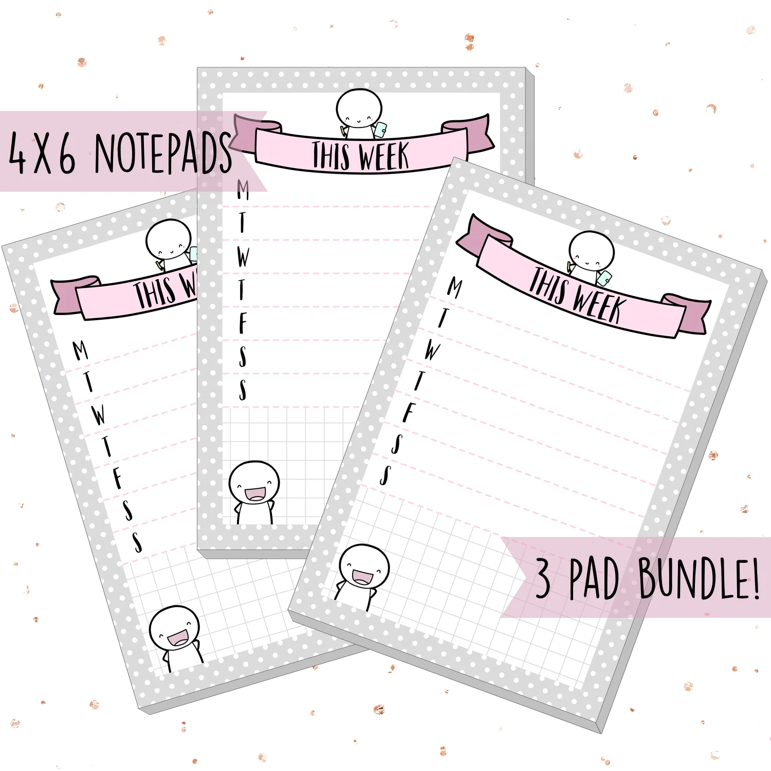 emoti weekly pad - 3 PAD BUNDLE