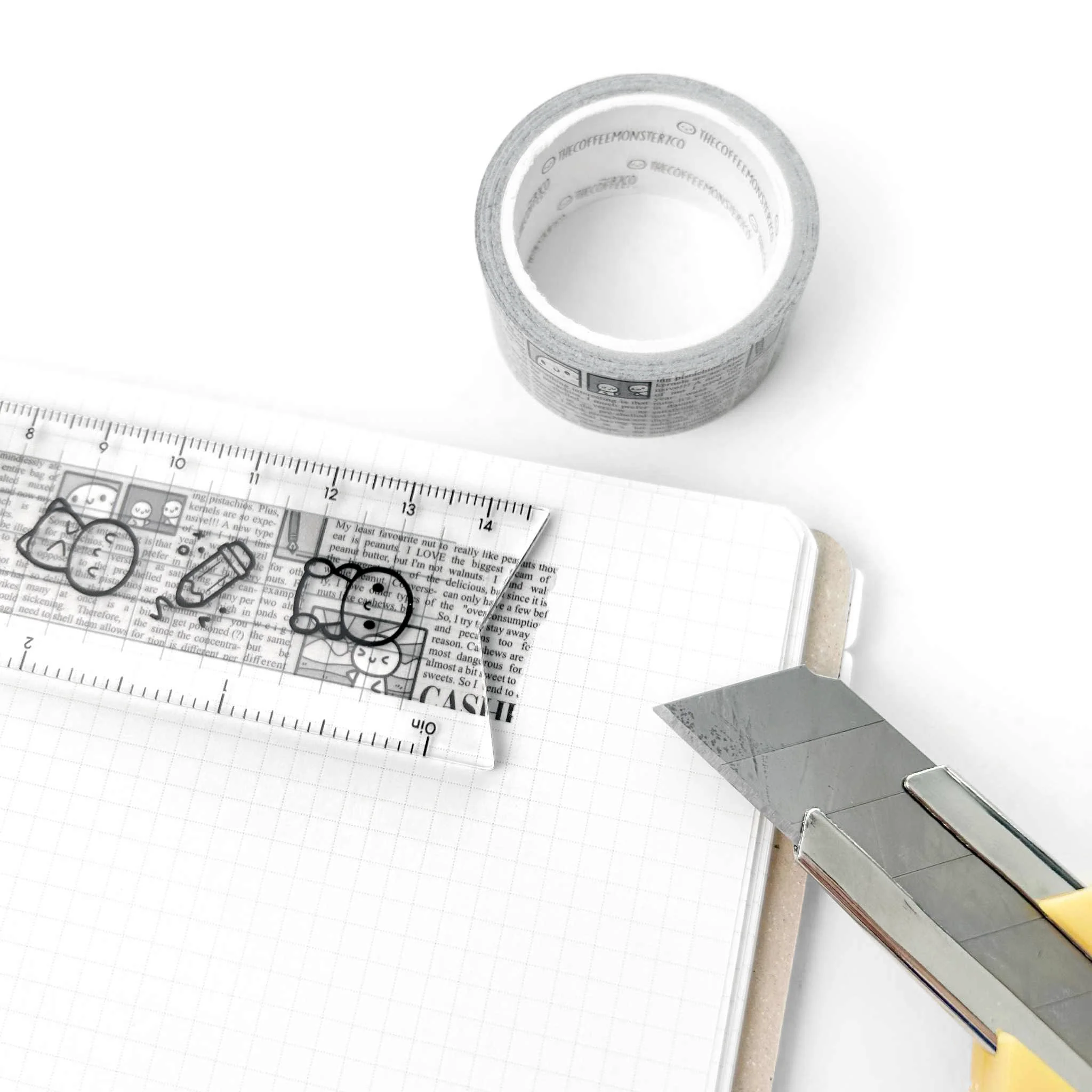 Emotis & Doodles - Acrylic Ruler - Image 3