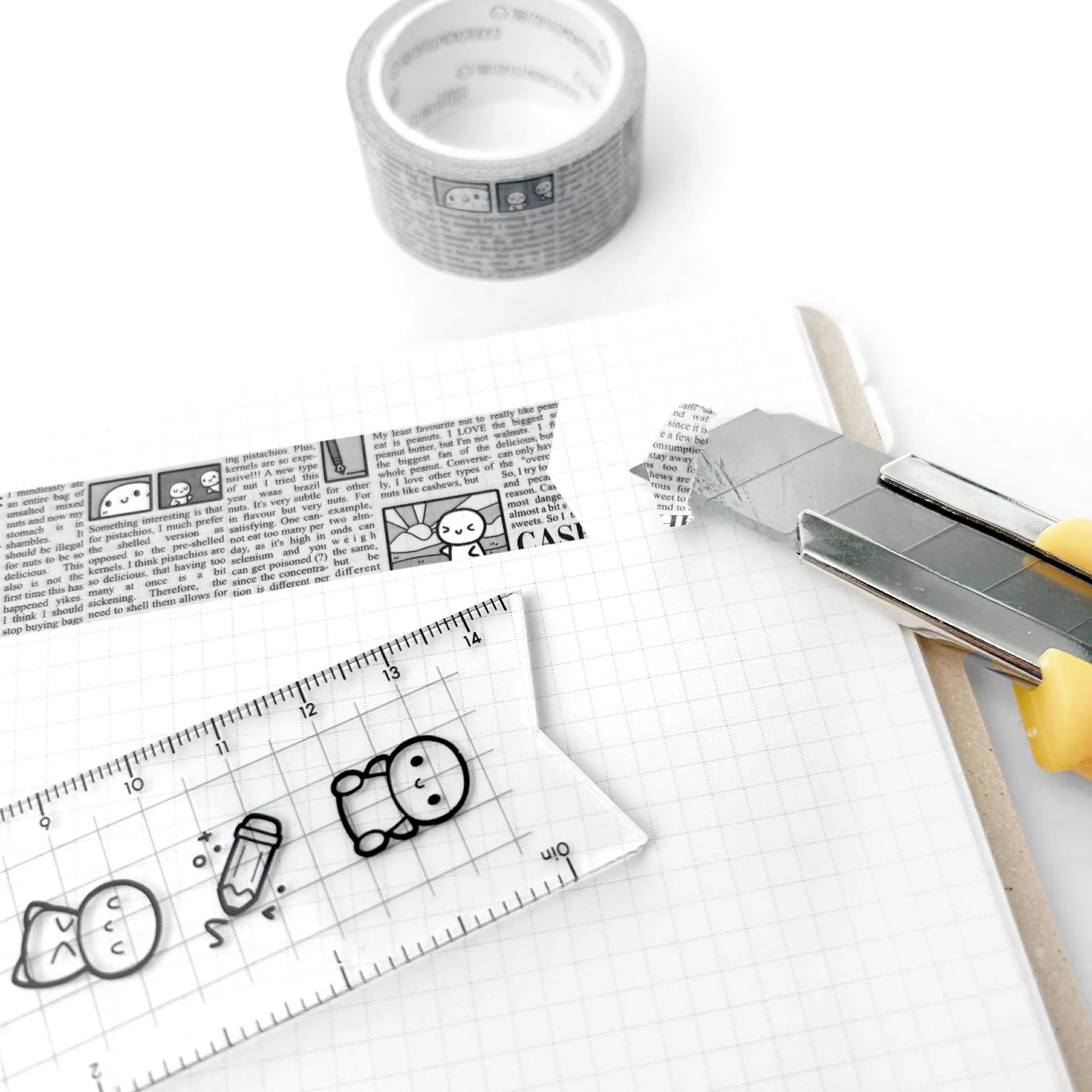 Emotis & Doodles - Acrylic Ruler - Image 4