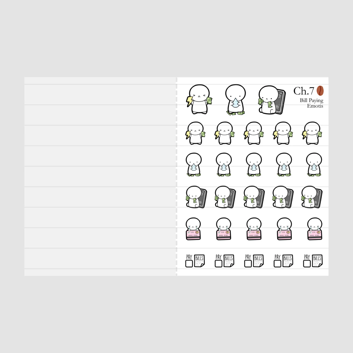 Essentials Emotis Sticker Book (1 PER CUSTOMER) - Image 8