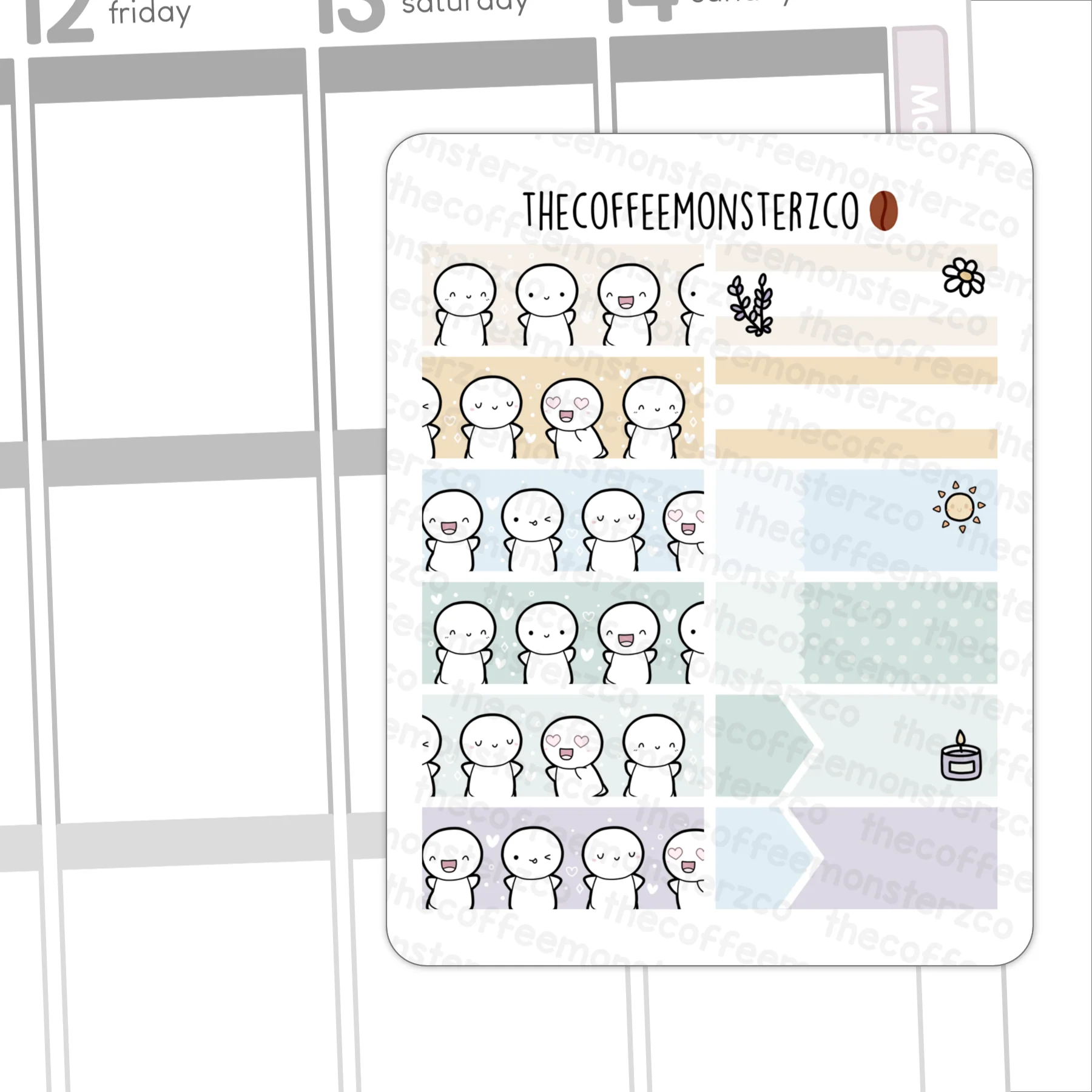 Finding Peace Functional Stickers - Image 3