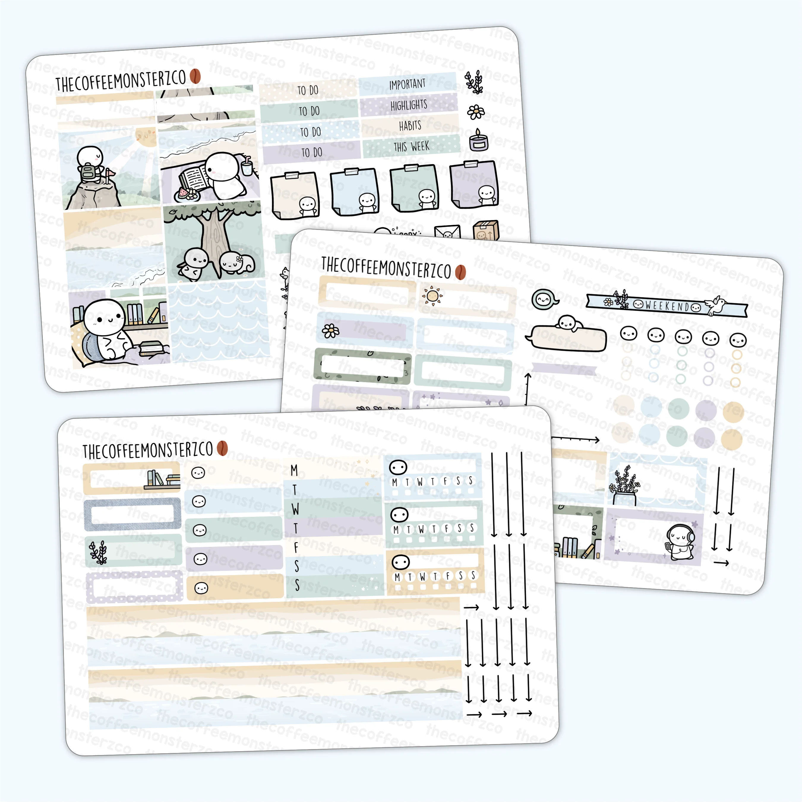 Finding Peace Hobonichi Cousin Kit - Image 3