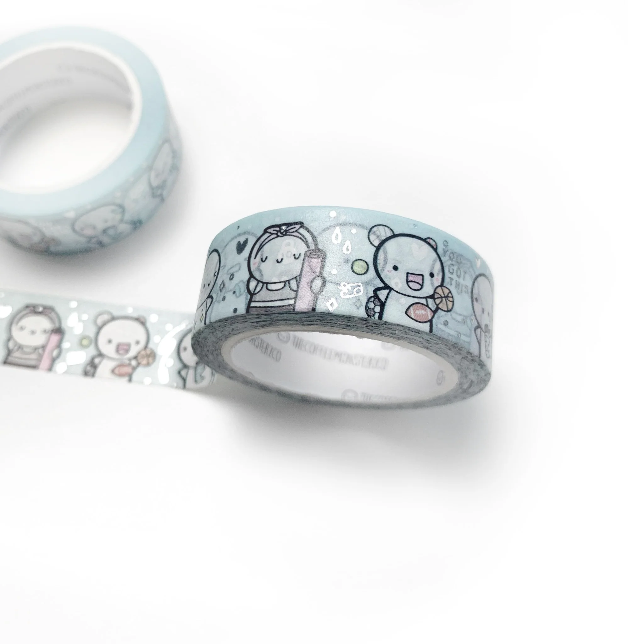 Fitness Fun Washi Tape - 15mm (1 per customer) - Image 2
