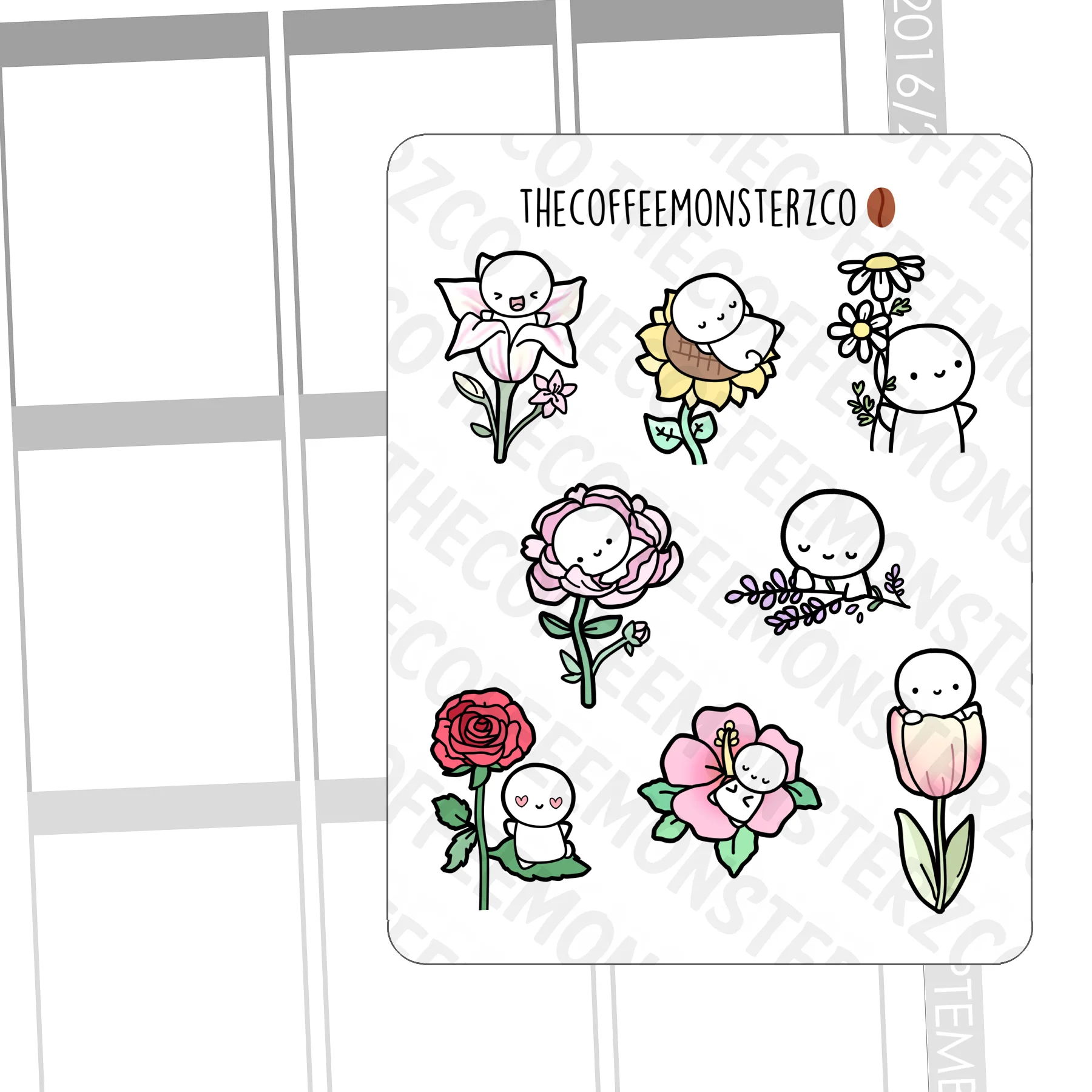 Flower Emotis Sampler - Image 3