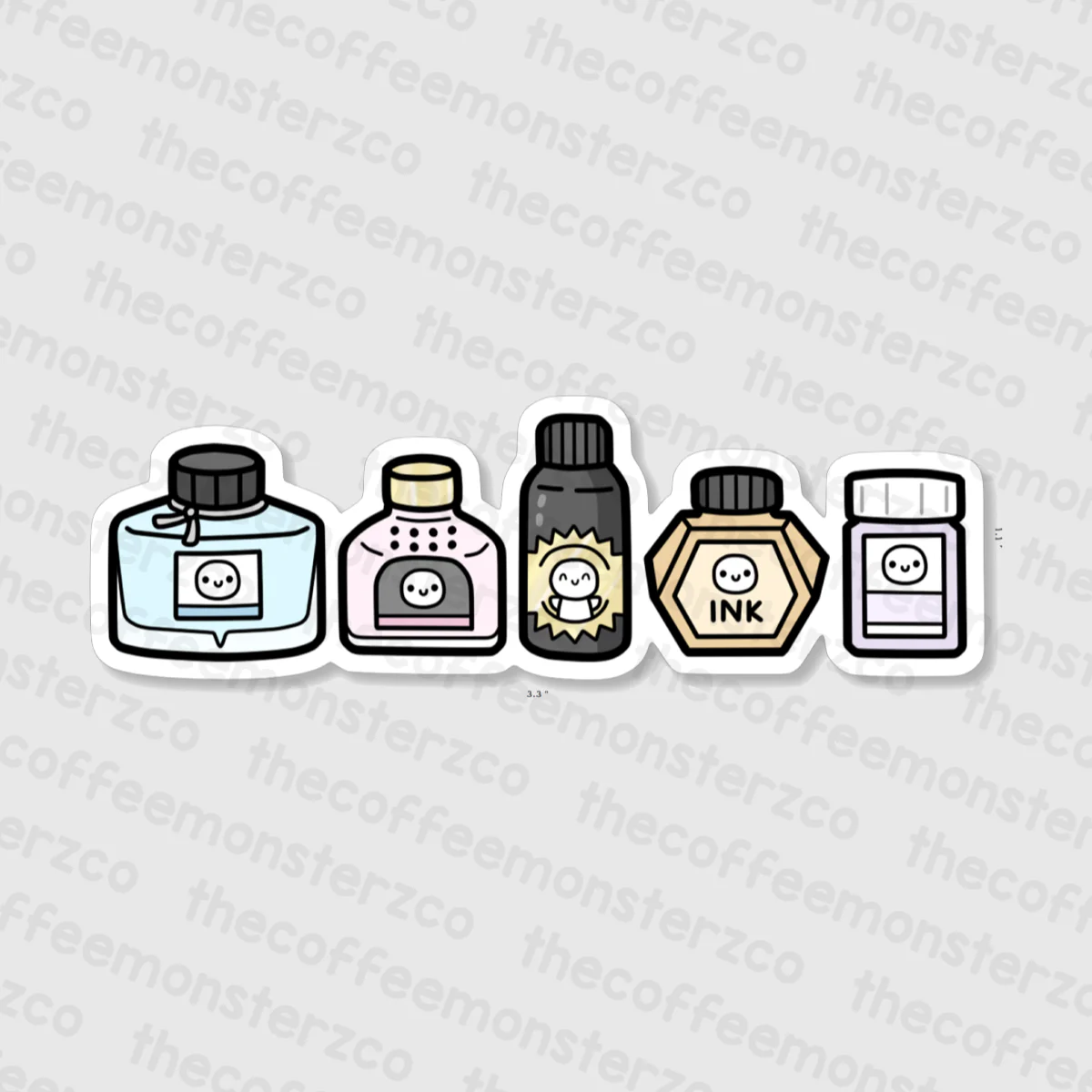Fountain Pen - Vinyl Sticker - Image 2