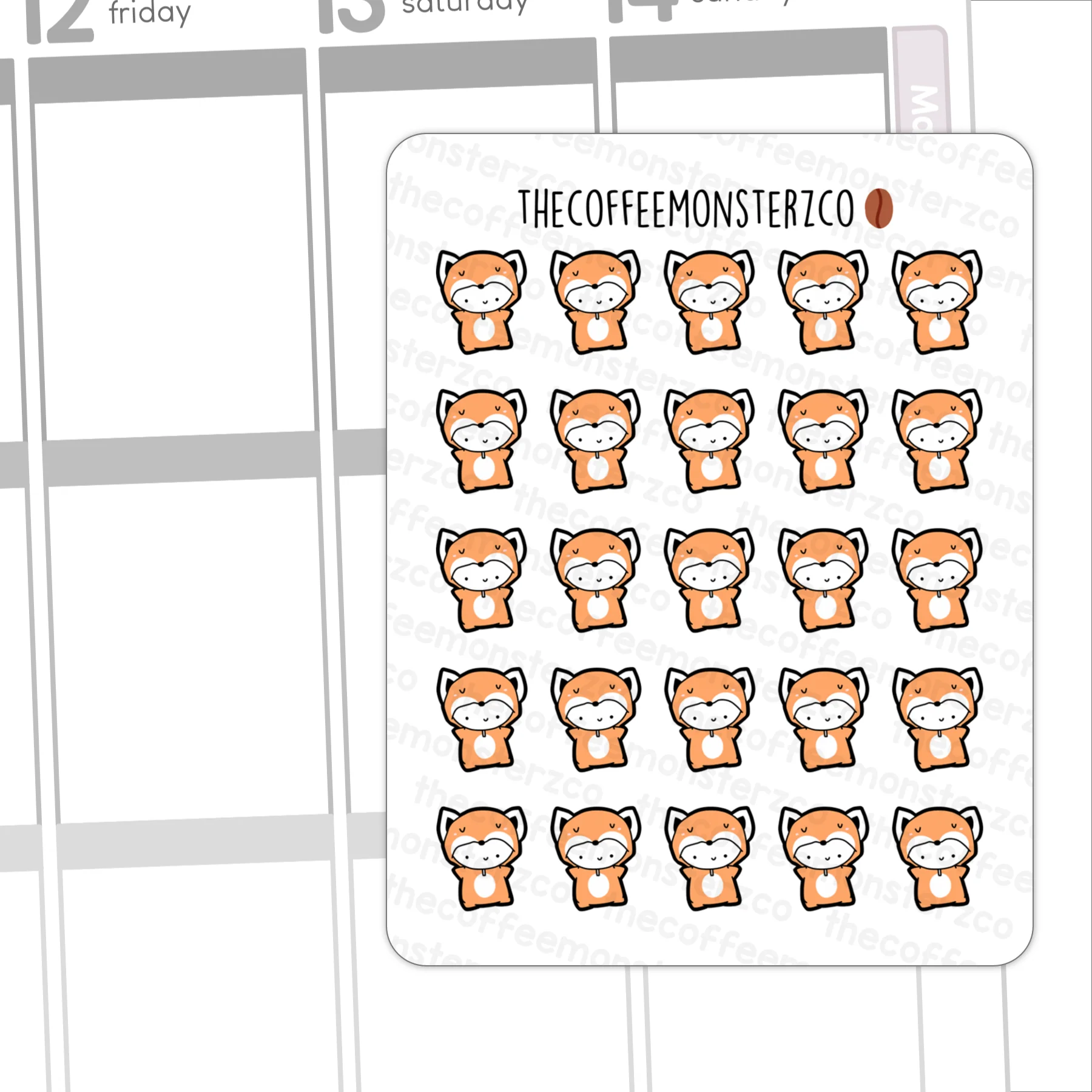 Fox Onesie Emotis - Image 2