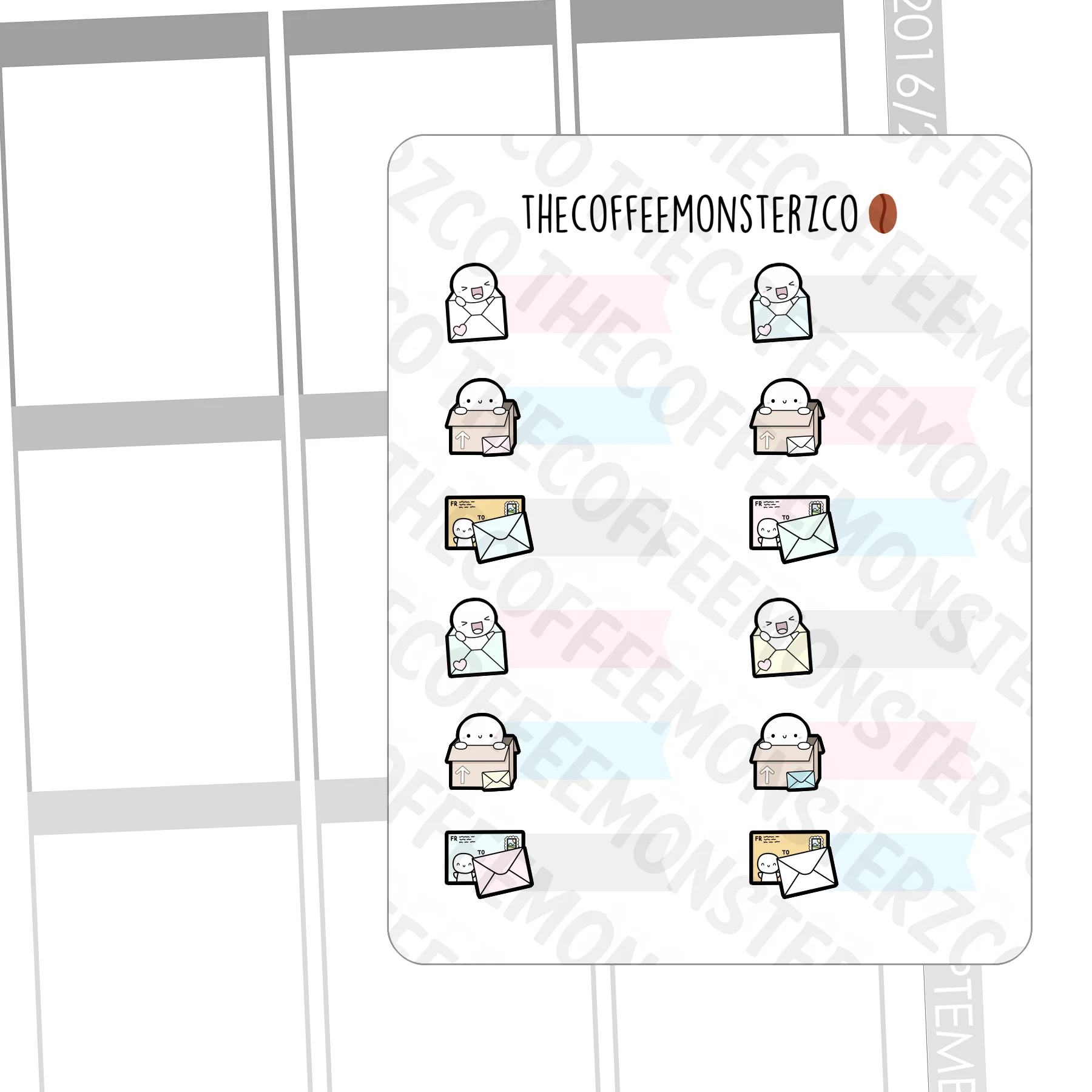 Happy Mail Emoti Labels - Image 2