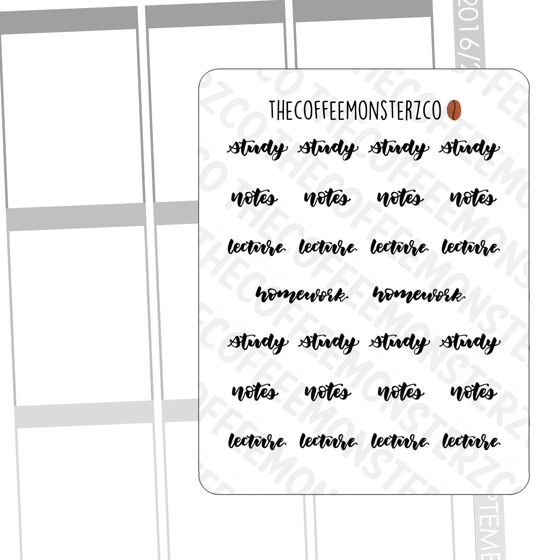 Helen's Lettering: School - Image 2
