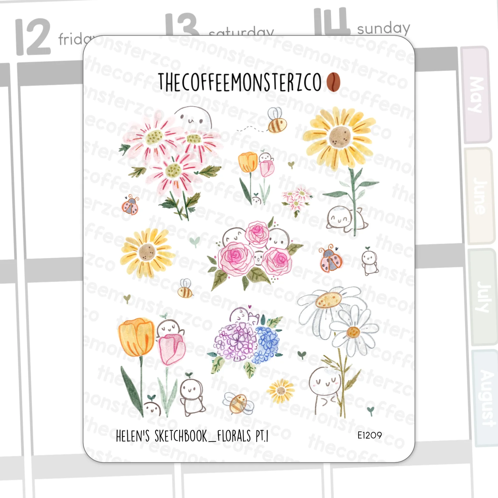 Helen's Sketchbook Stickers - Image 3
