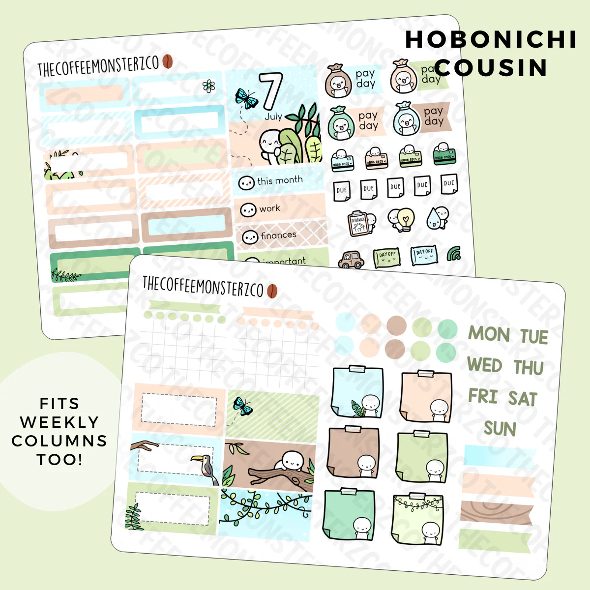 2022 Hobonichi Cousin Monthly Kits (second half) - Image 2