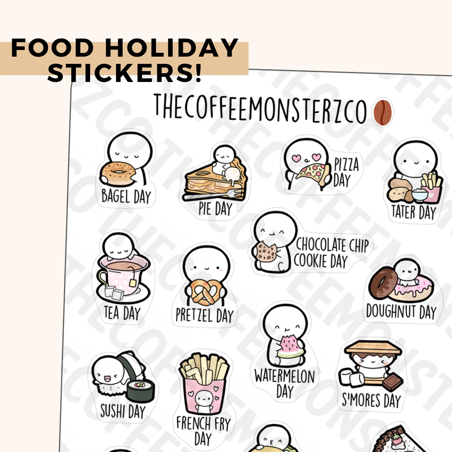 Holiday Emotis: Food and Drinks