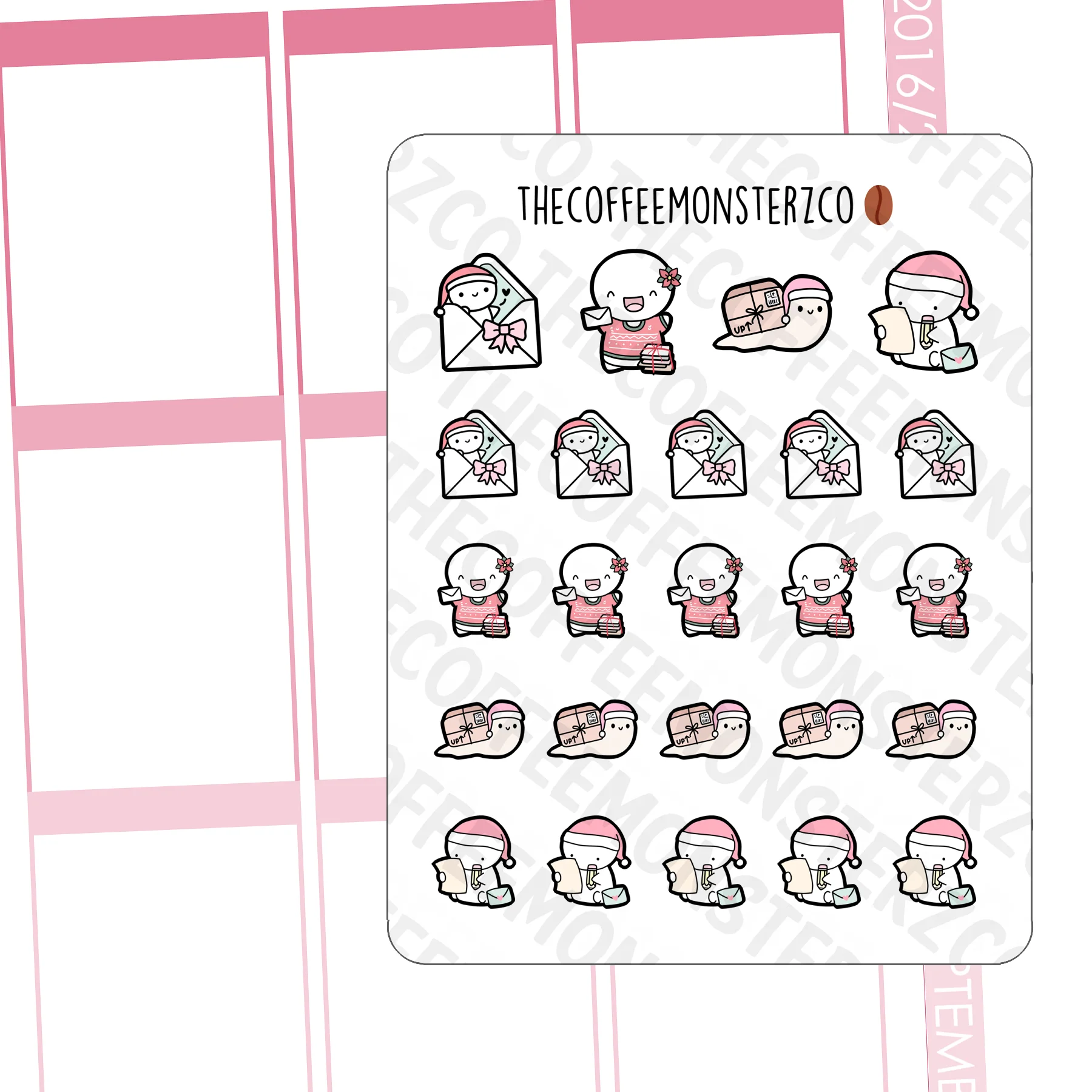 Holiday Snail Mail Emotis - Image 2