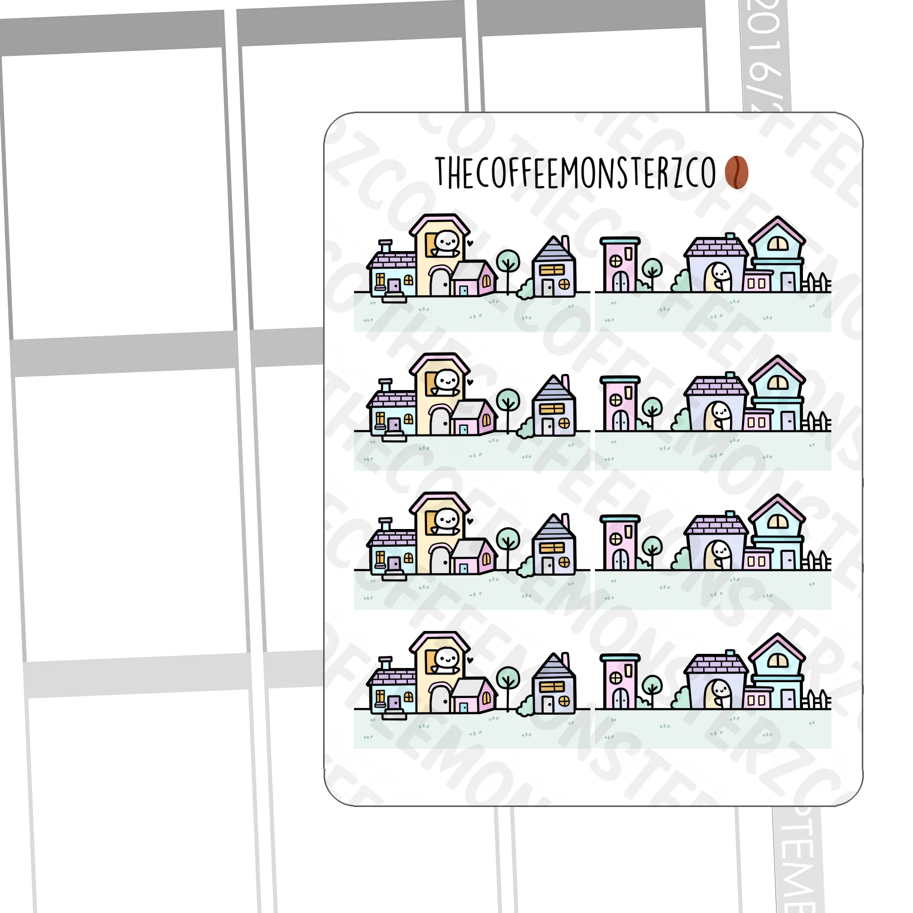House Scenery Doodle - Image 2