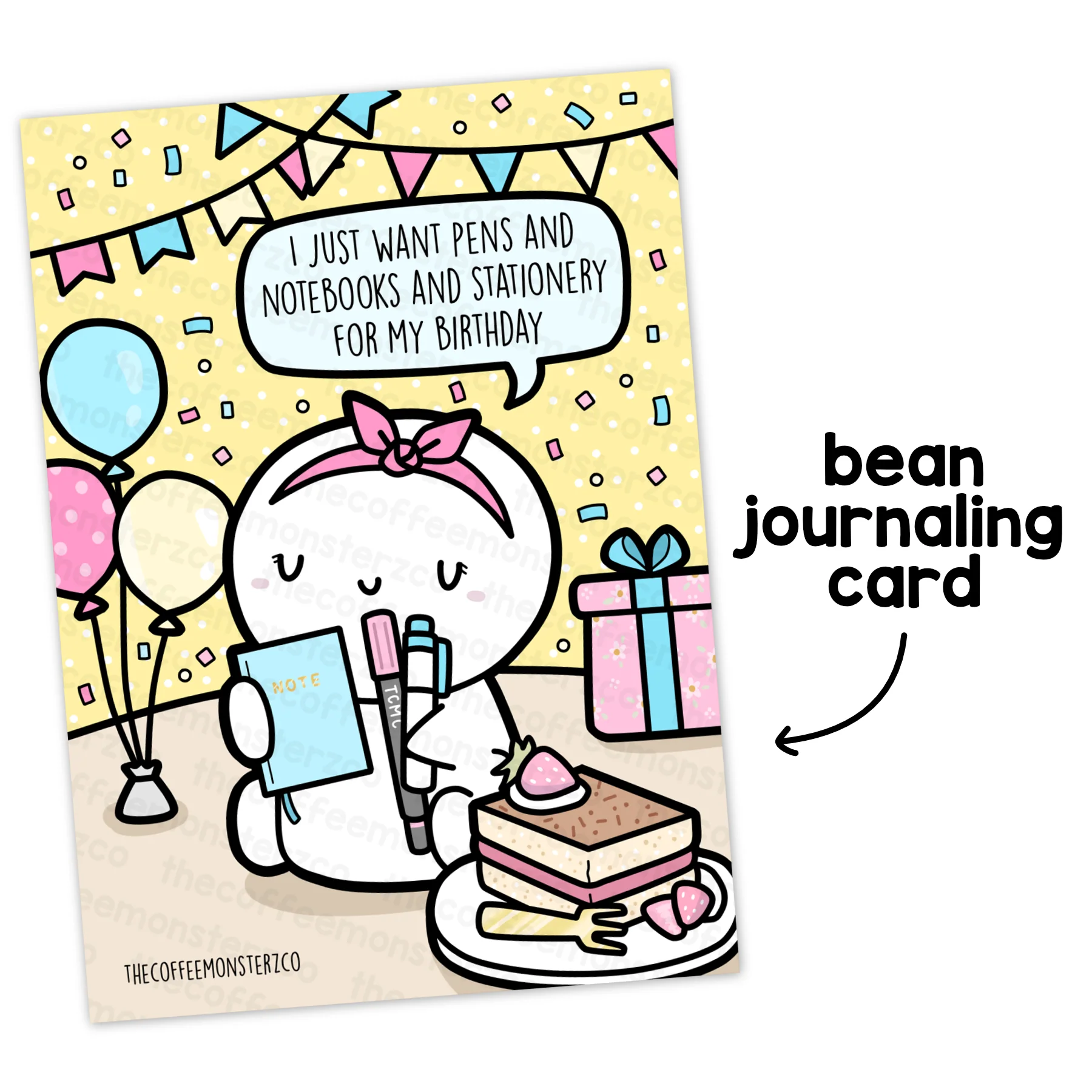 I Just Want Stationery - Card Print - Image 2