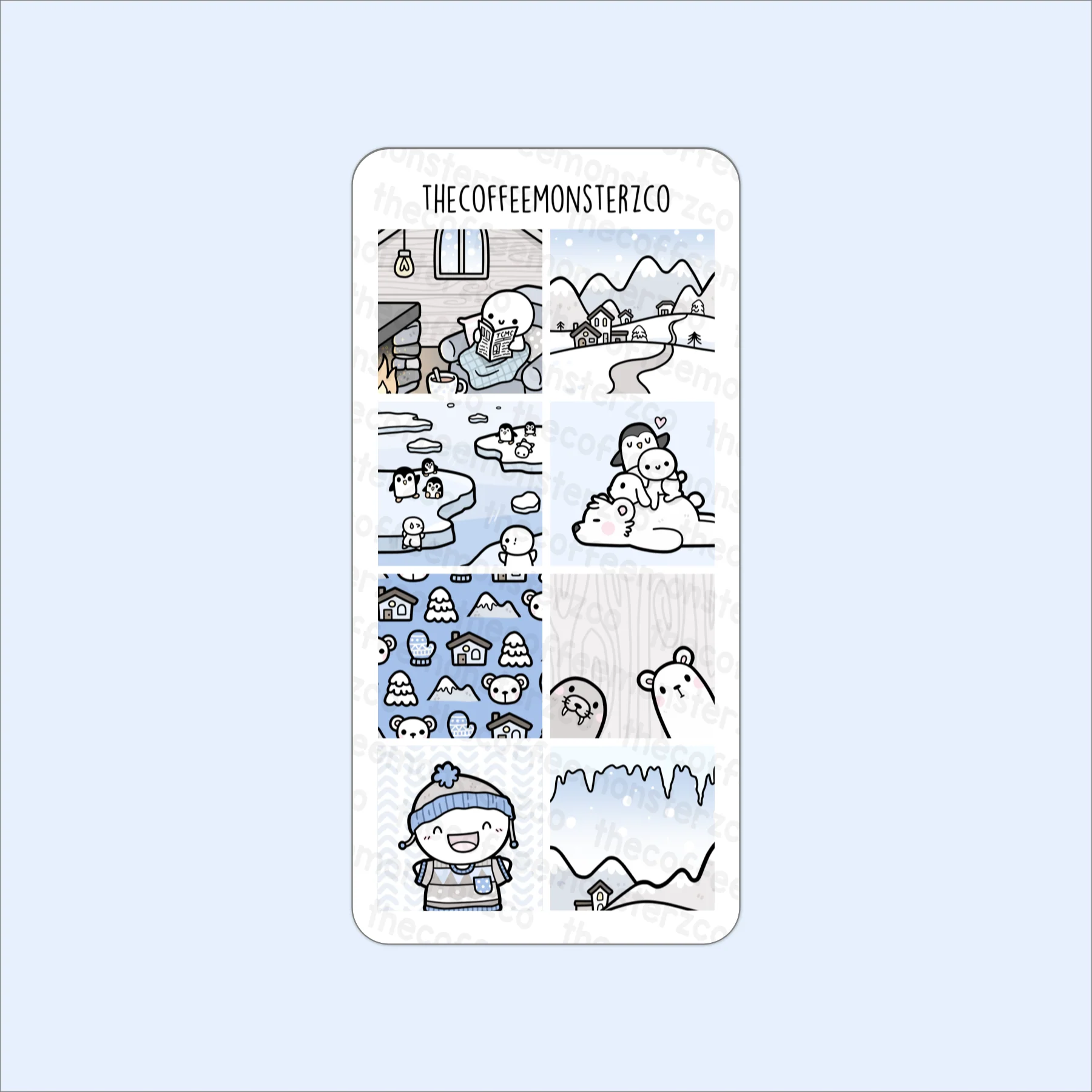 Icy Wonderland Hobonichi Weeks Kit - Image 4