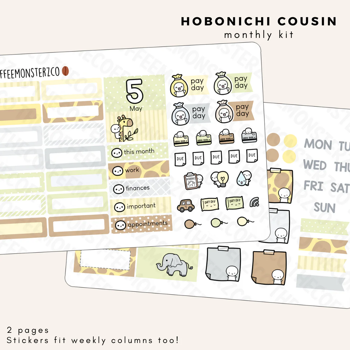 2022 Hobonichi Cousin Monthly Kits (first half) - Image 10