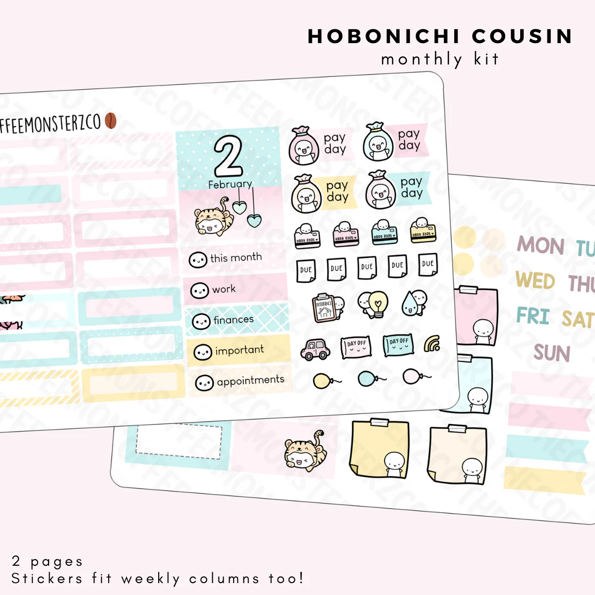 2022 Hobonichi Cousin Monthly Kits (first half) - Image 4