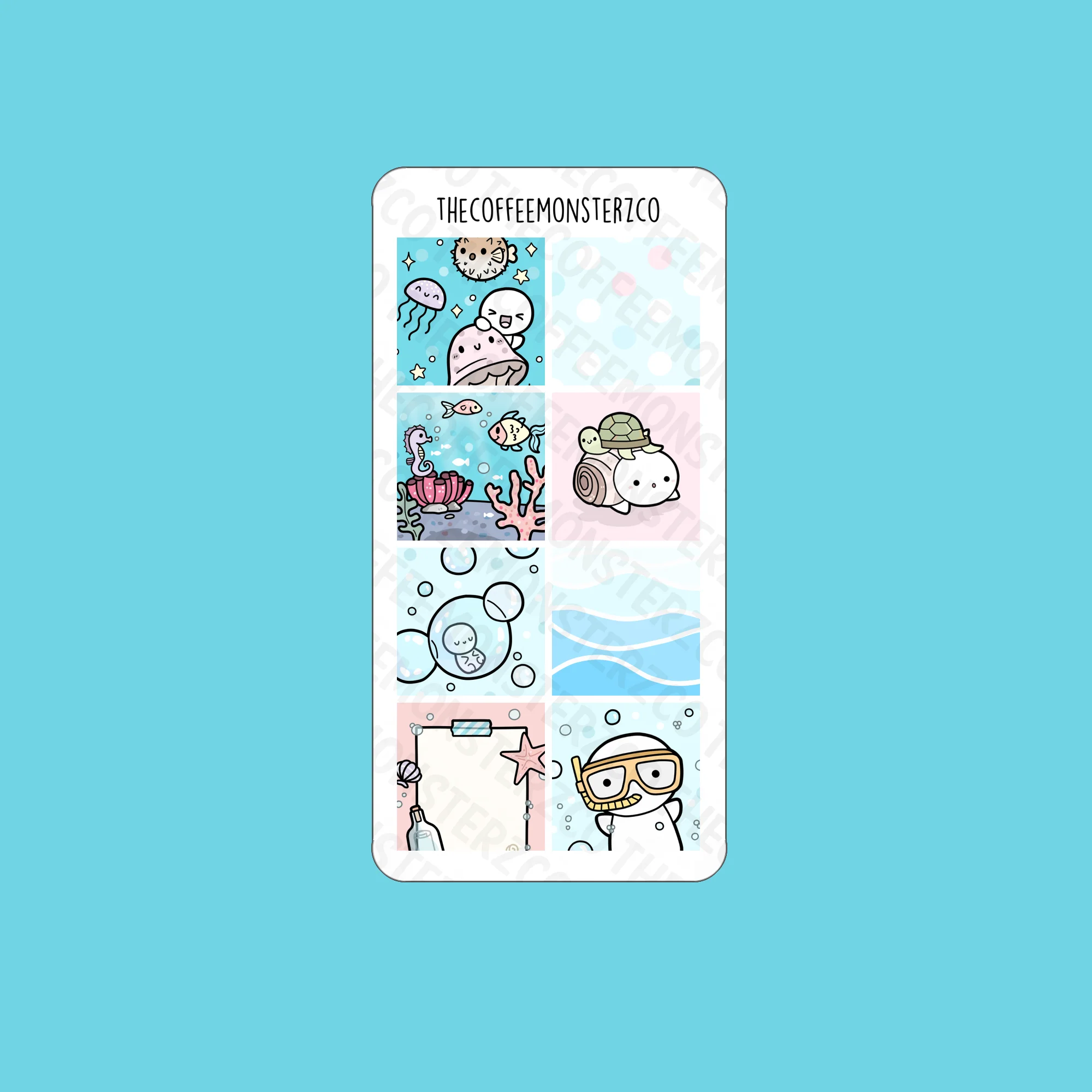 Just Keep Swimming Hobonichi Weeks Kit - Image 5
