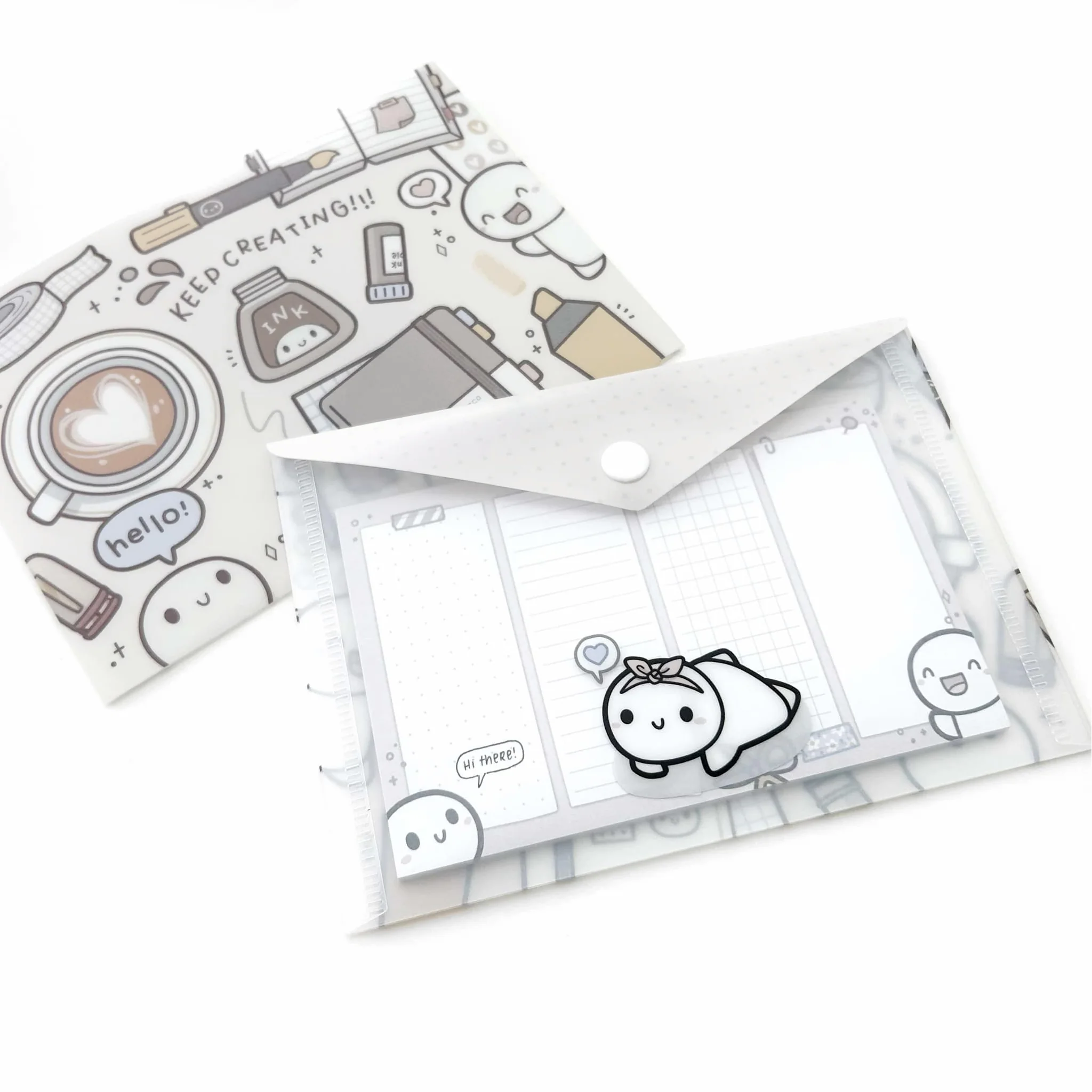 Keep Creating B6 - Plastic Sticker Envelope - Image 2