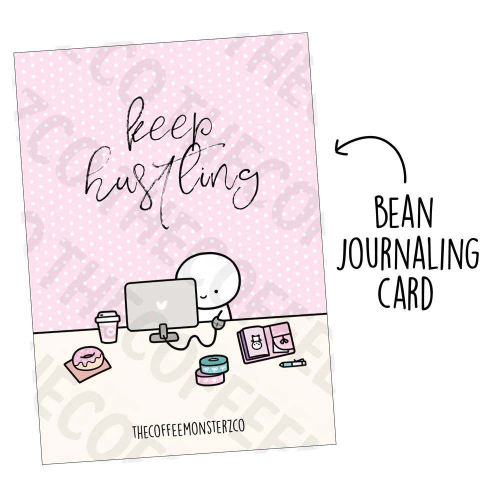 Keep Hustling - Card Print - Image 2
