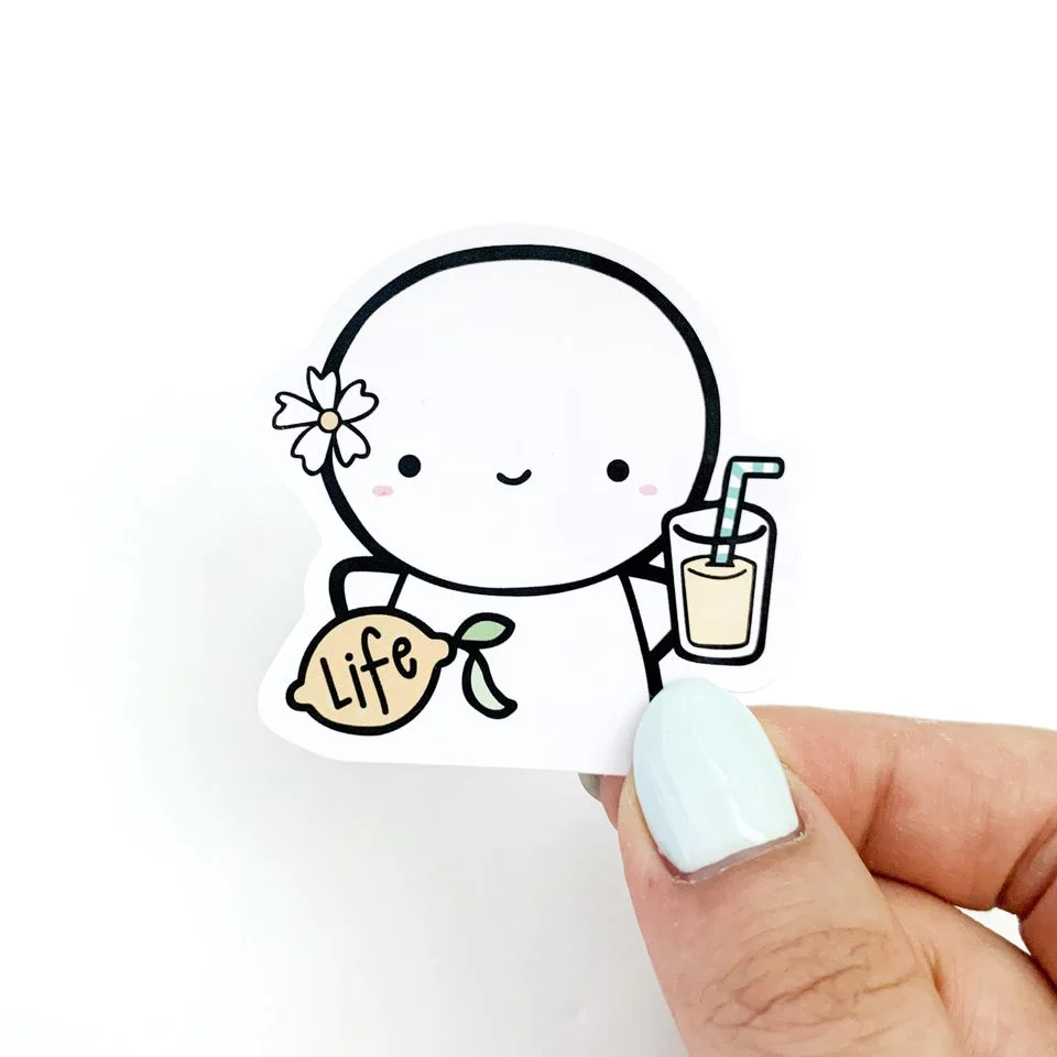Life and Lemonade Vinyl Sticker