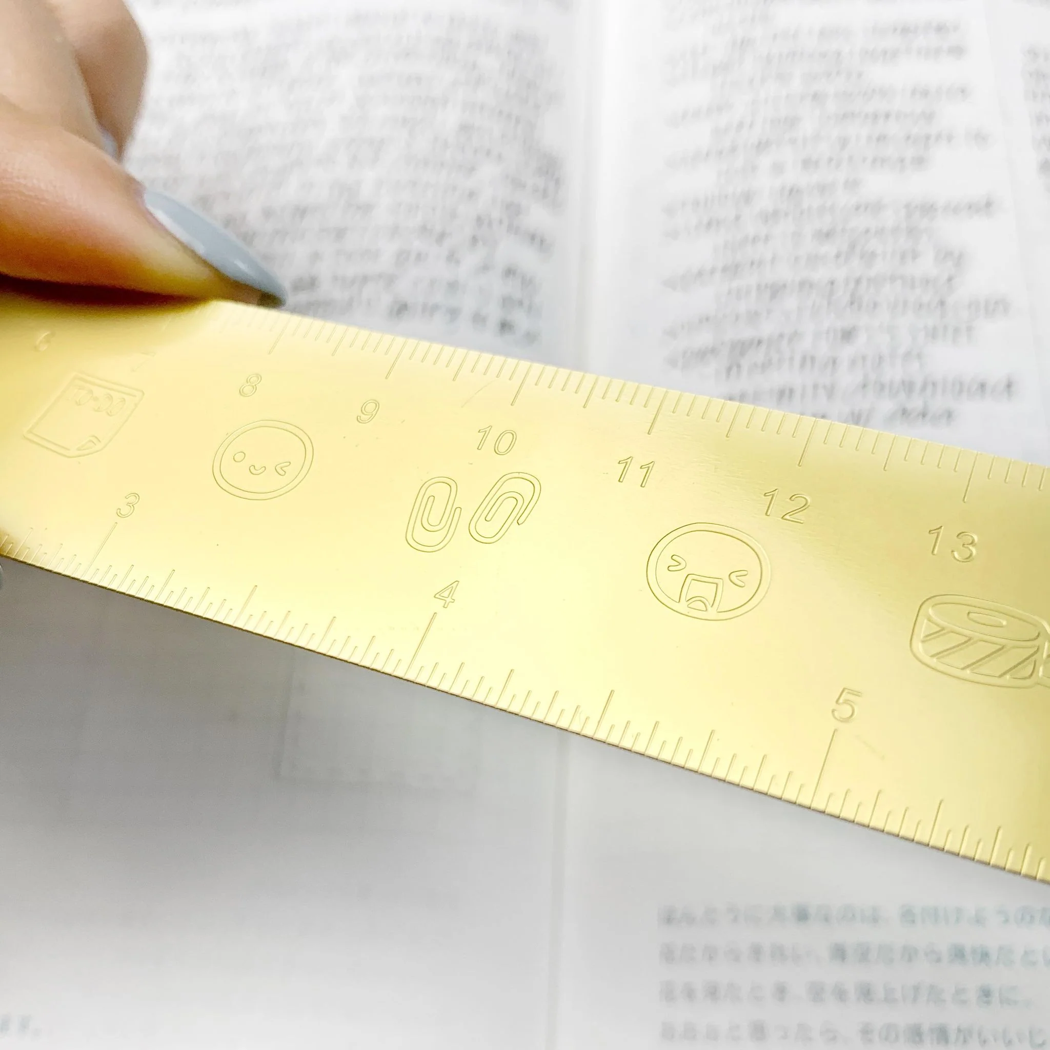 Light Gold - Emoti Metal Ruler (Misfit) (1 per customer) - Image 2