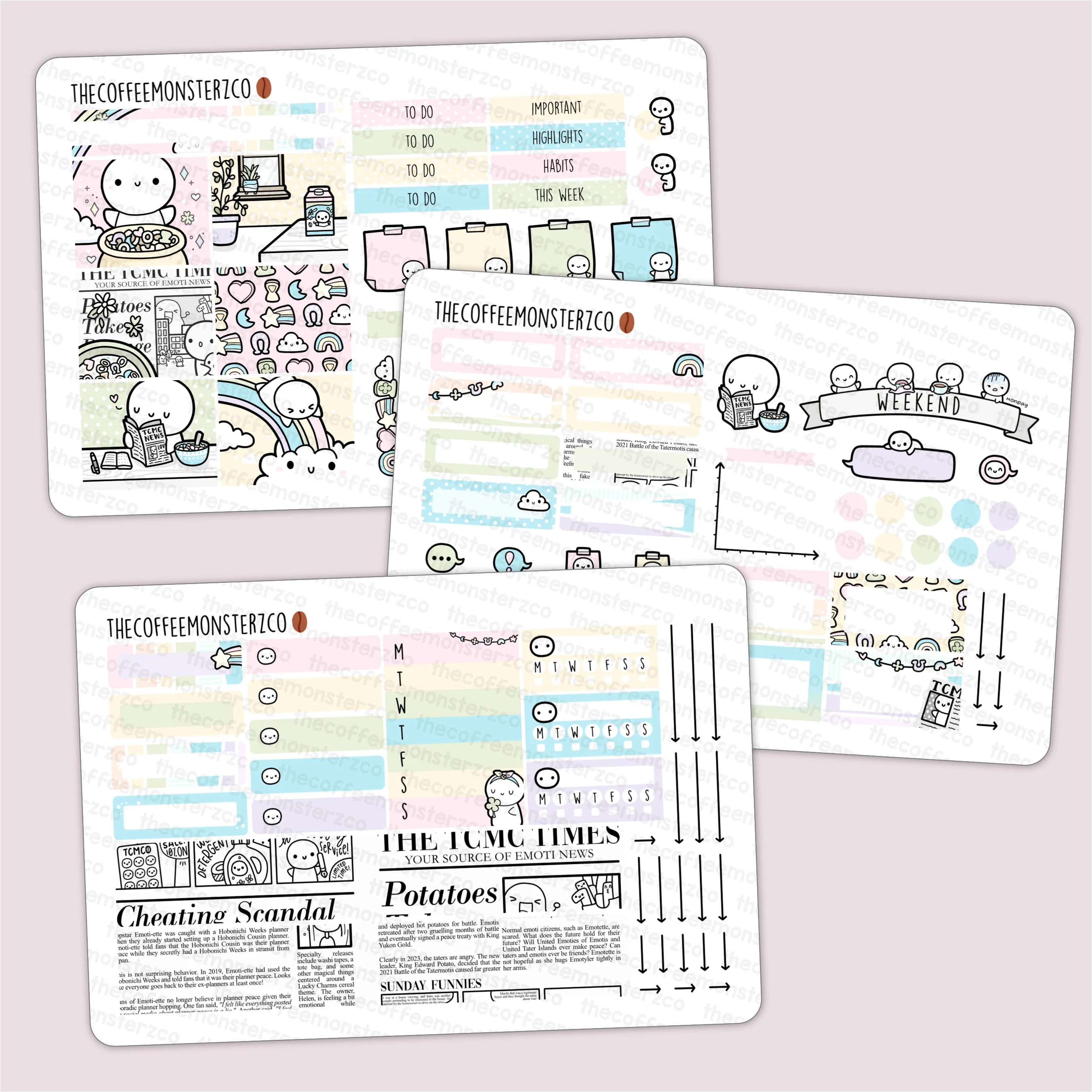 Lucky Charms Hobonichi Cousin Kit - Image 3