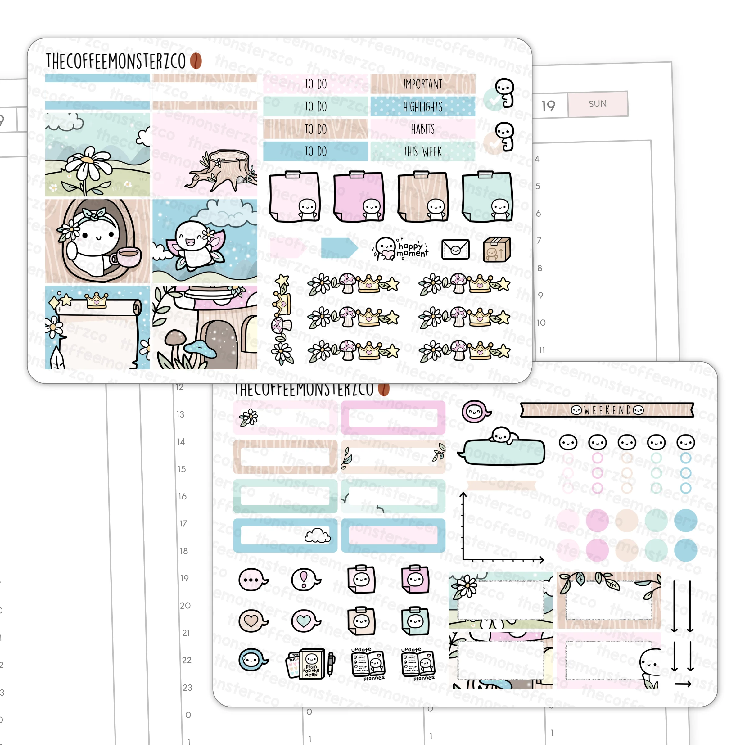 Magic Forest Hobonichi Cousin Kit - Image 2