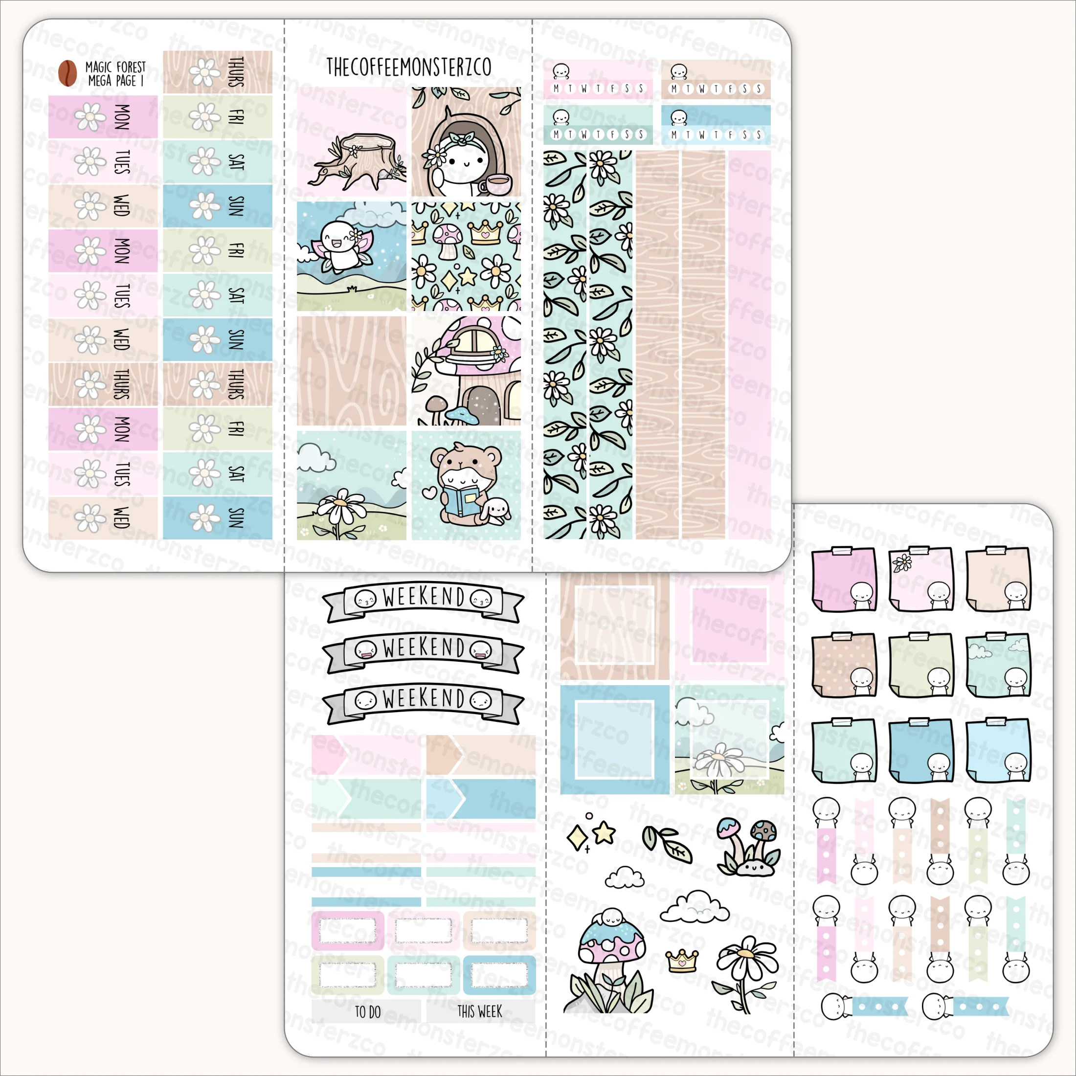 Magic Forest Hobonichi Weeks Kit - Image 7