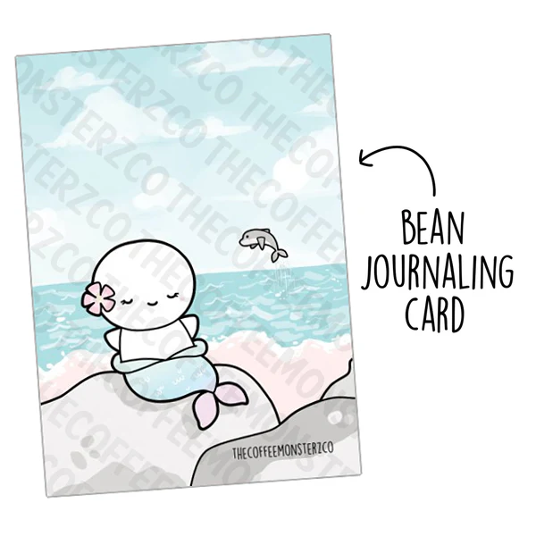 Mermoti By The Beach - Card Print - Image 2