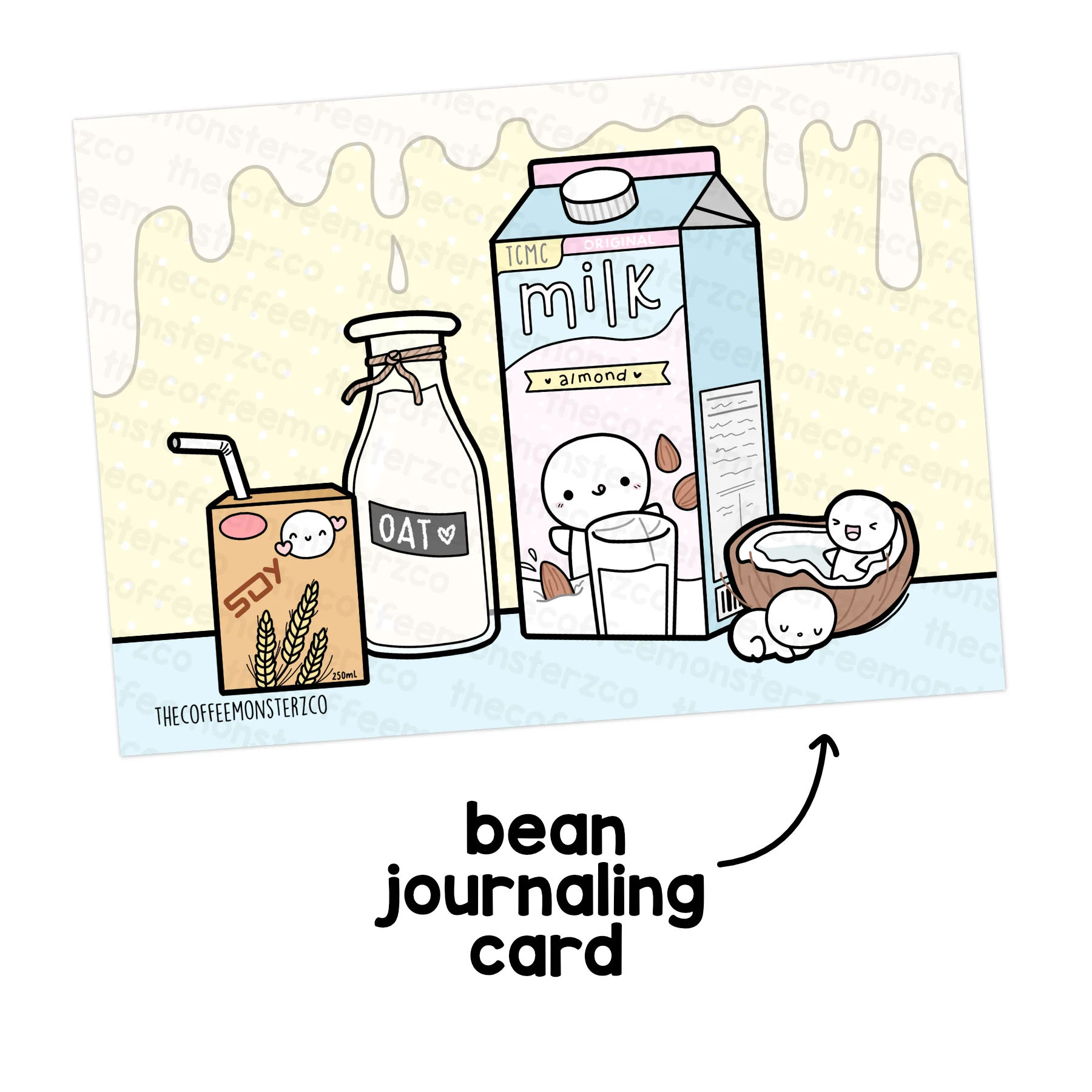 Milk Alternatives - Card Print - Image 2