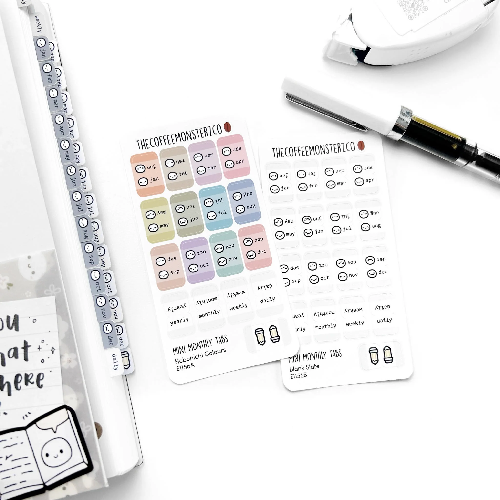 Mini Monthly Tabs - Emotis - Image 3
