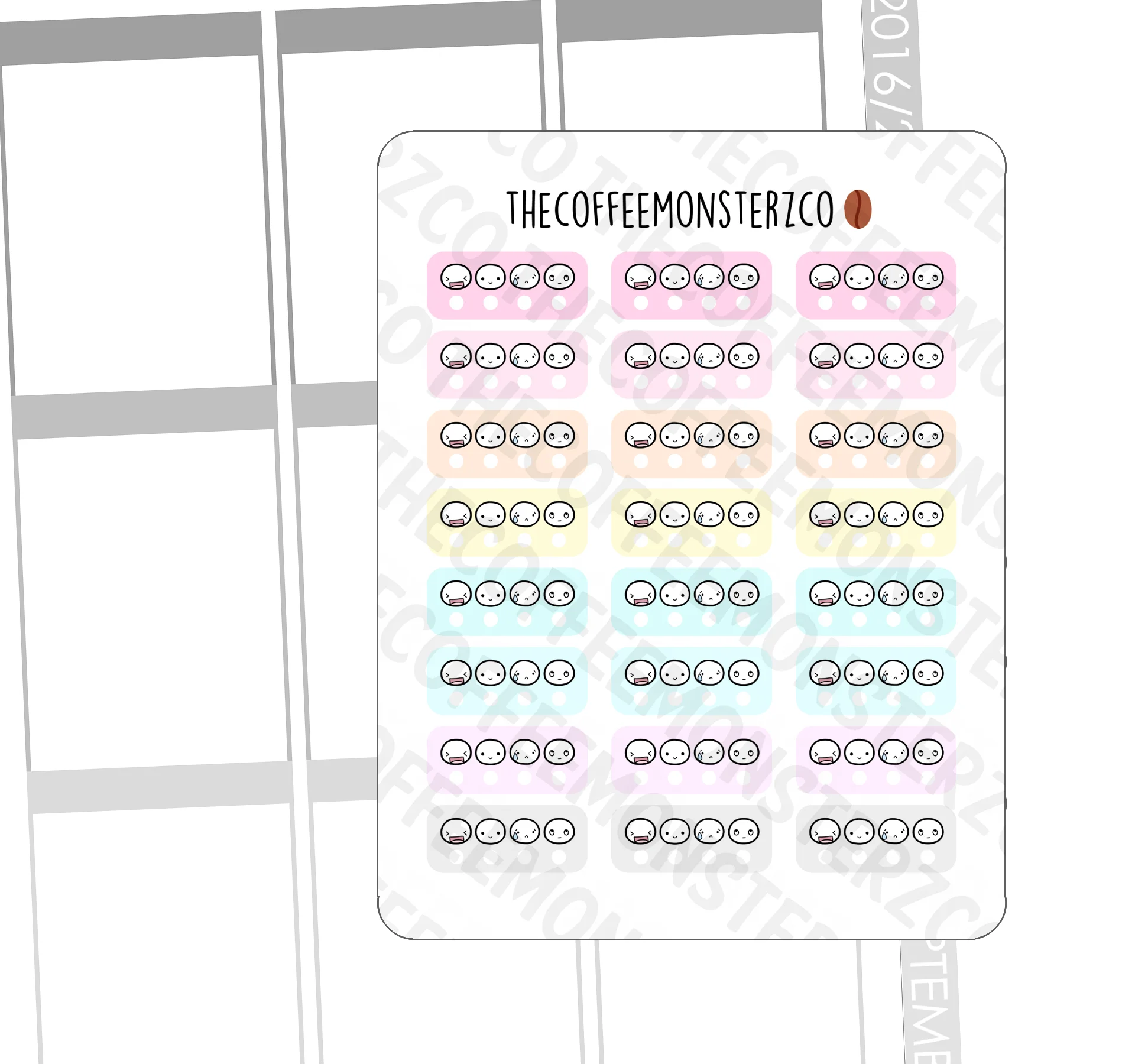 Mini Mood Trackers (Hobonichi) - Image 2