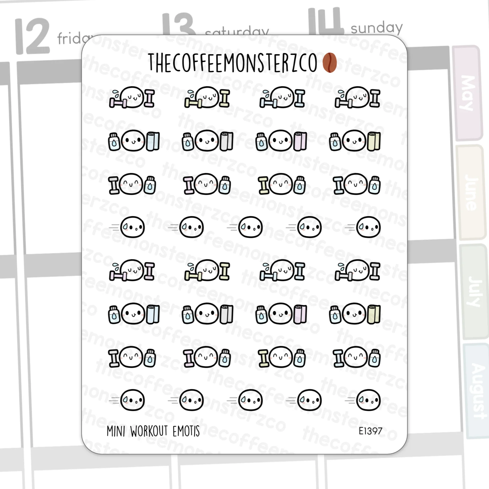 Mini Workout Emotis - Image 2