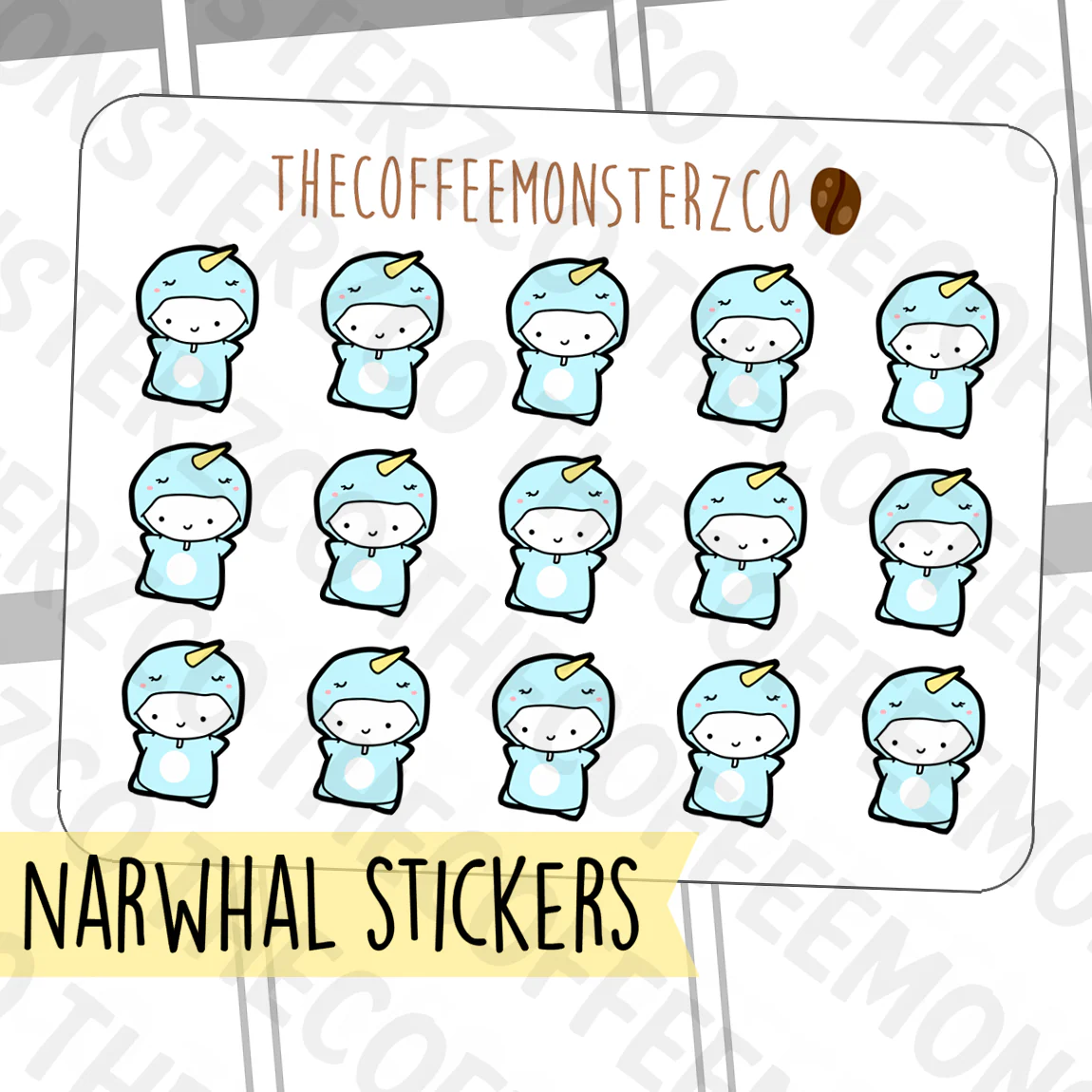 Narwhal Onesie Emotis - Image 3