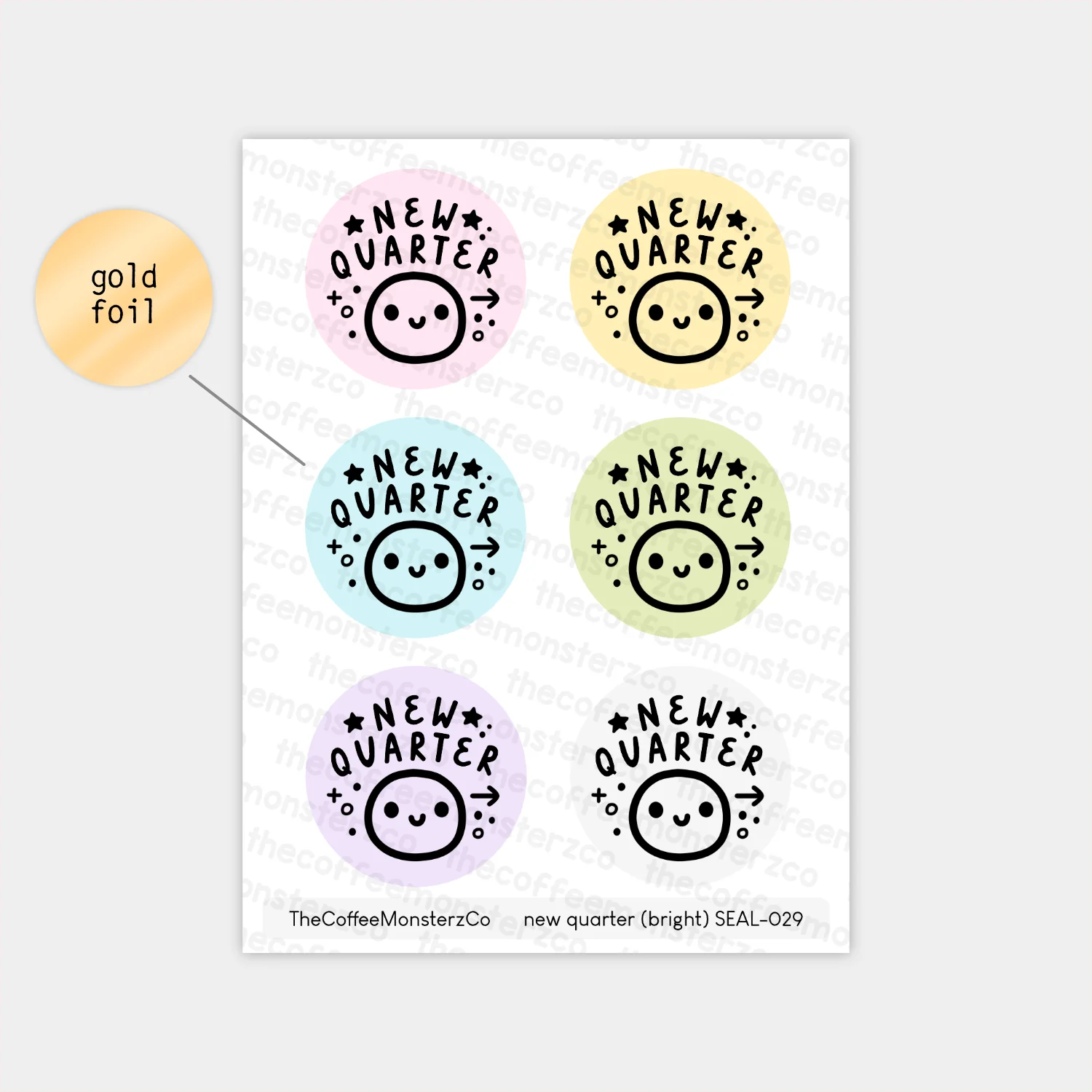 New Quarter - Sticker Seals - Image 3