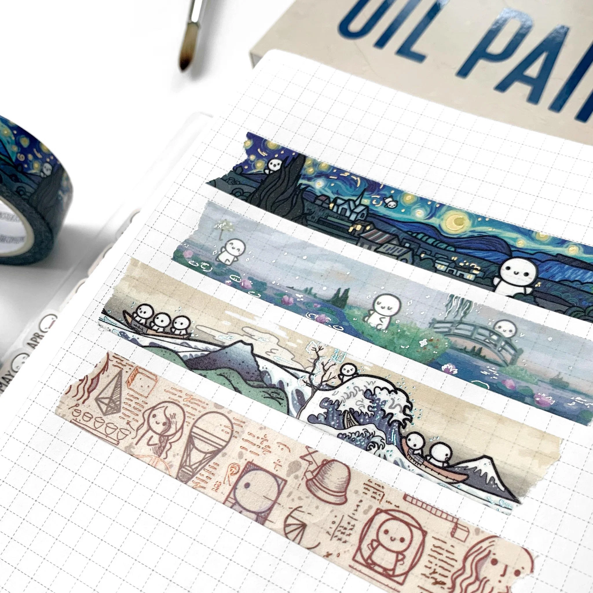 Ode To Hokusai Washi Tape - 15mm - Image 3